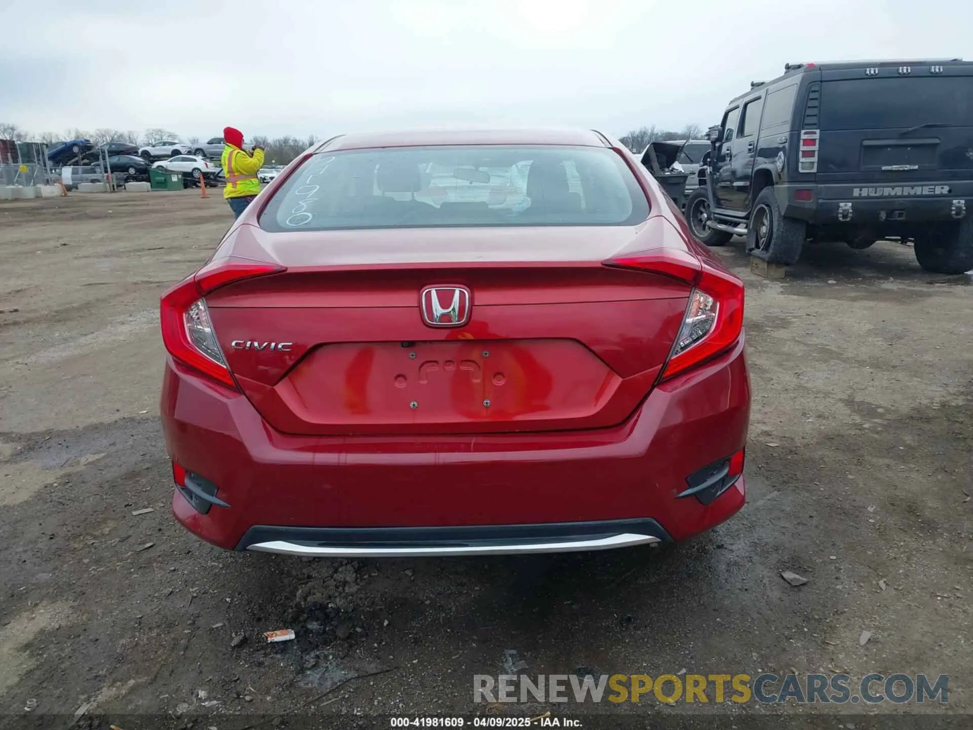 16 Photograph of a damaged car 2HGFC2F69LH541980 HONDA CIVIC 2020
