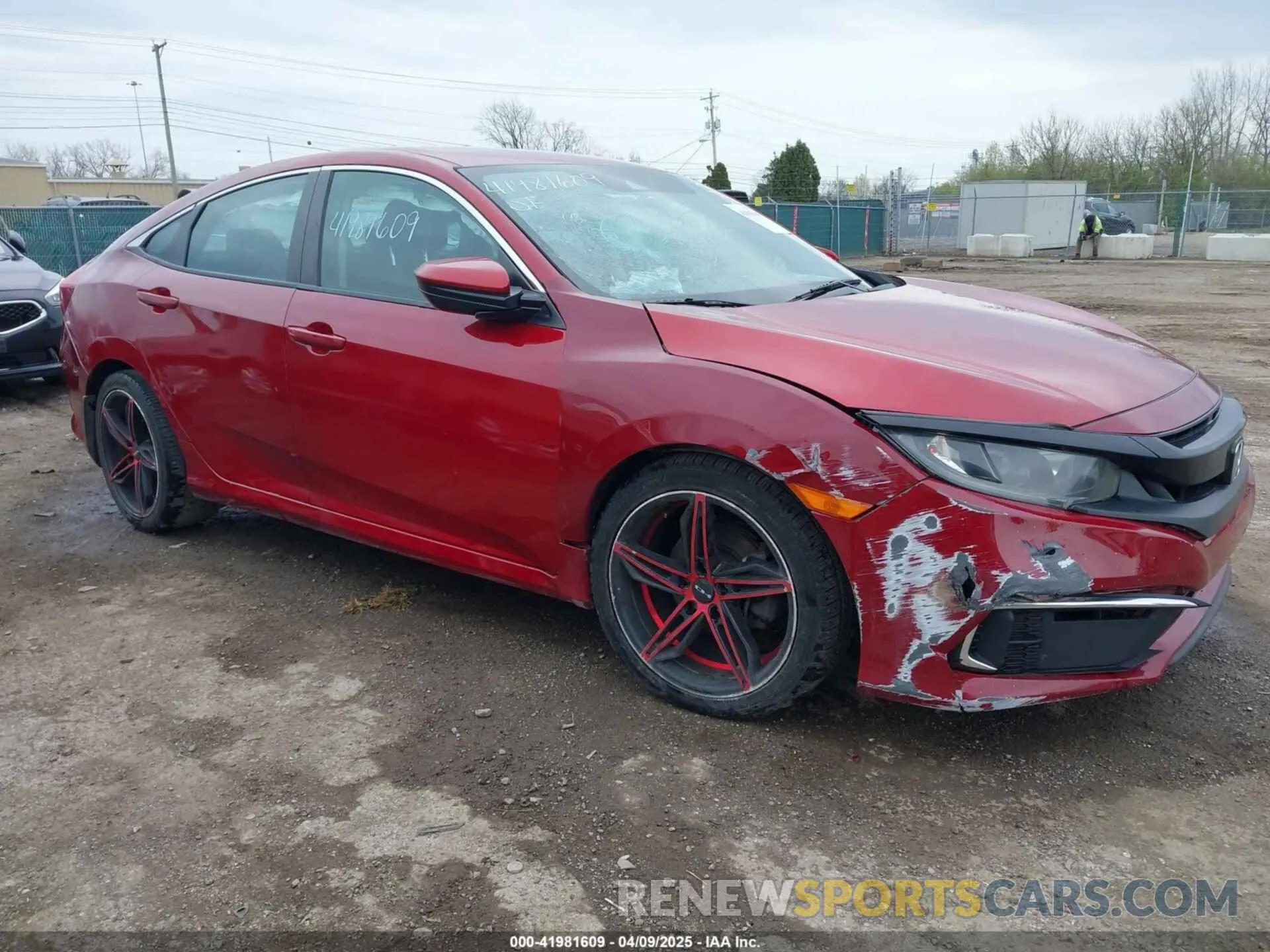 6 Photograph of a damaged car 2HGFC2F69LH541980 HONDA CIVIC 2020