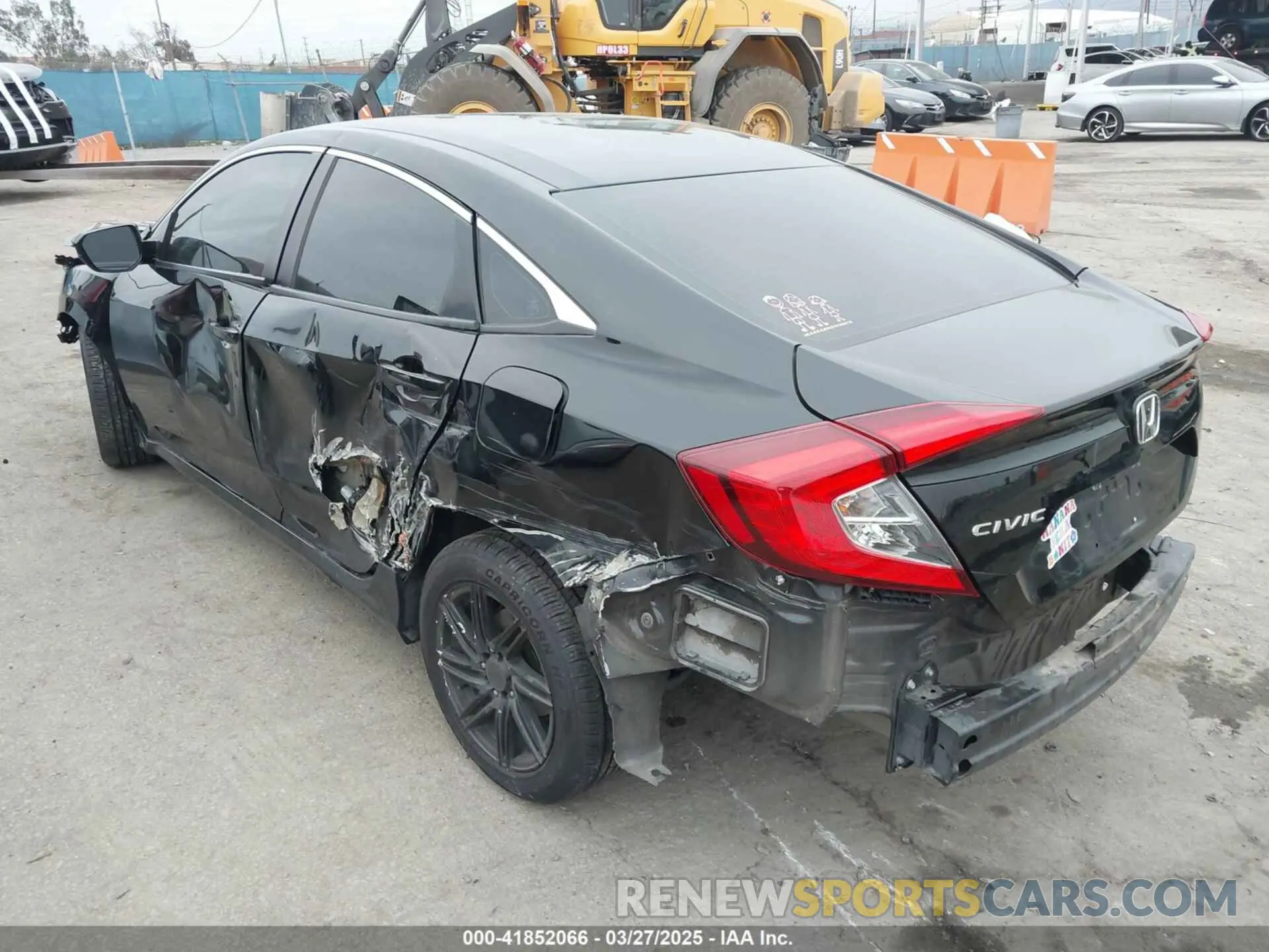 3 Photograph of a damaged car 2HGFC2F69LH549643 HONDA CIVIC 2020