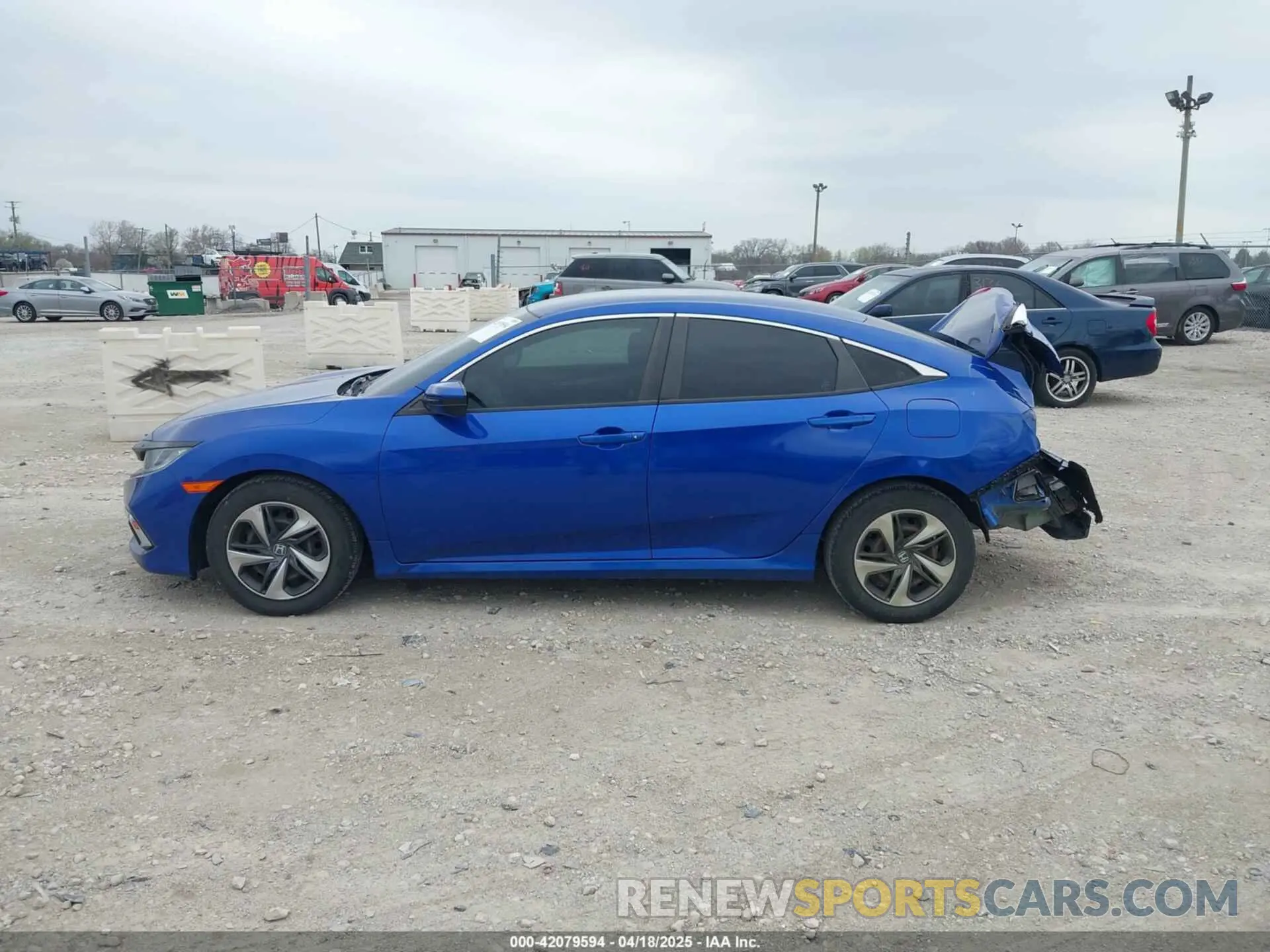 14 Photograph of a damaged car 2HGFC2F69LH550744 HONDA CIVIC 2020