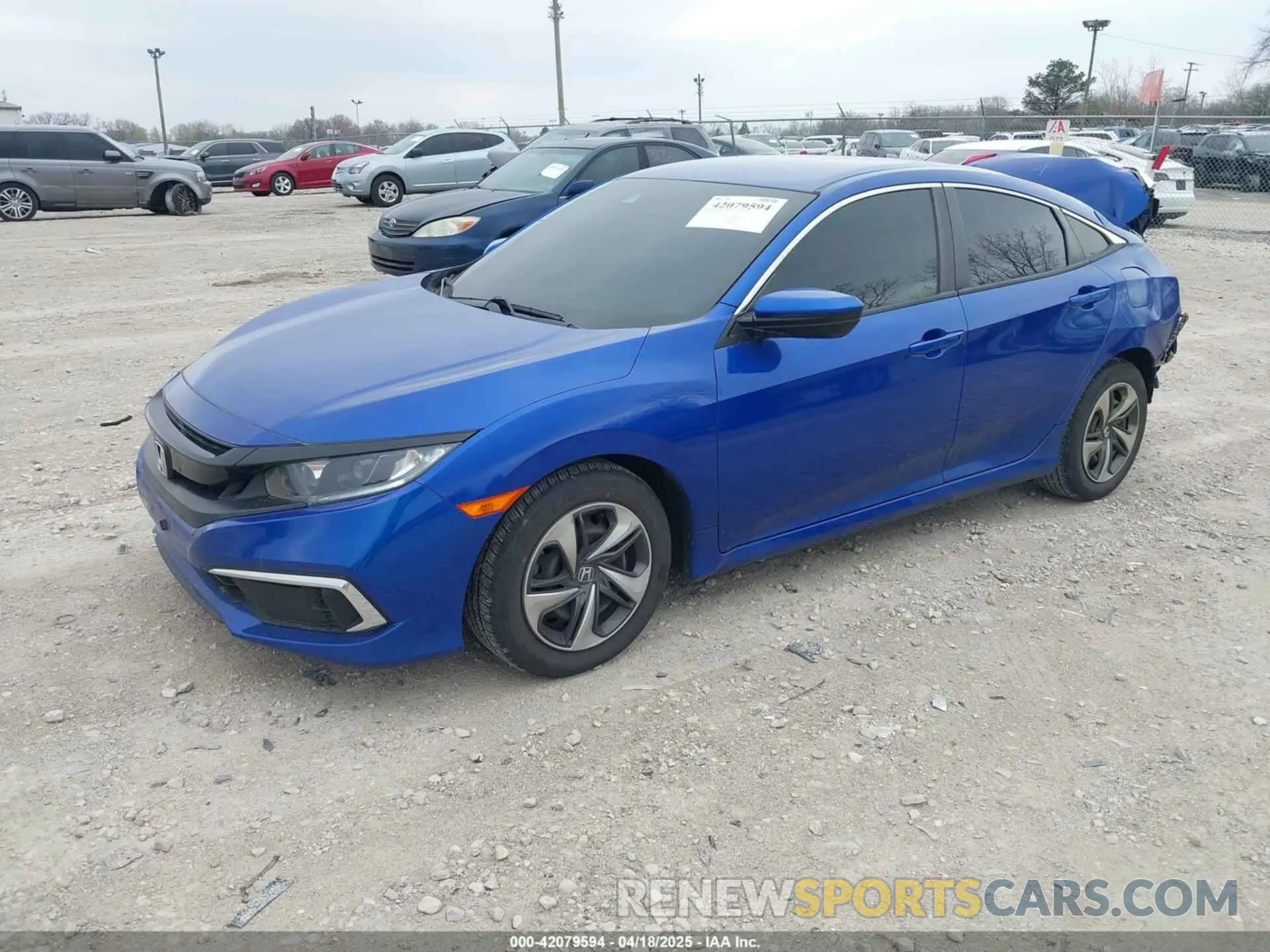 2 Photograph of a damaged car 2HGFC2F69LH550744 HONDA CIVIC 2020