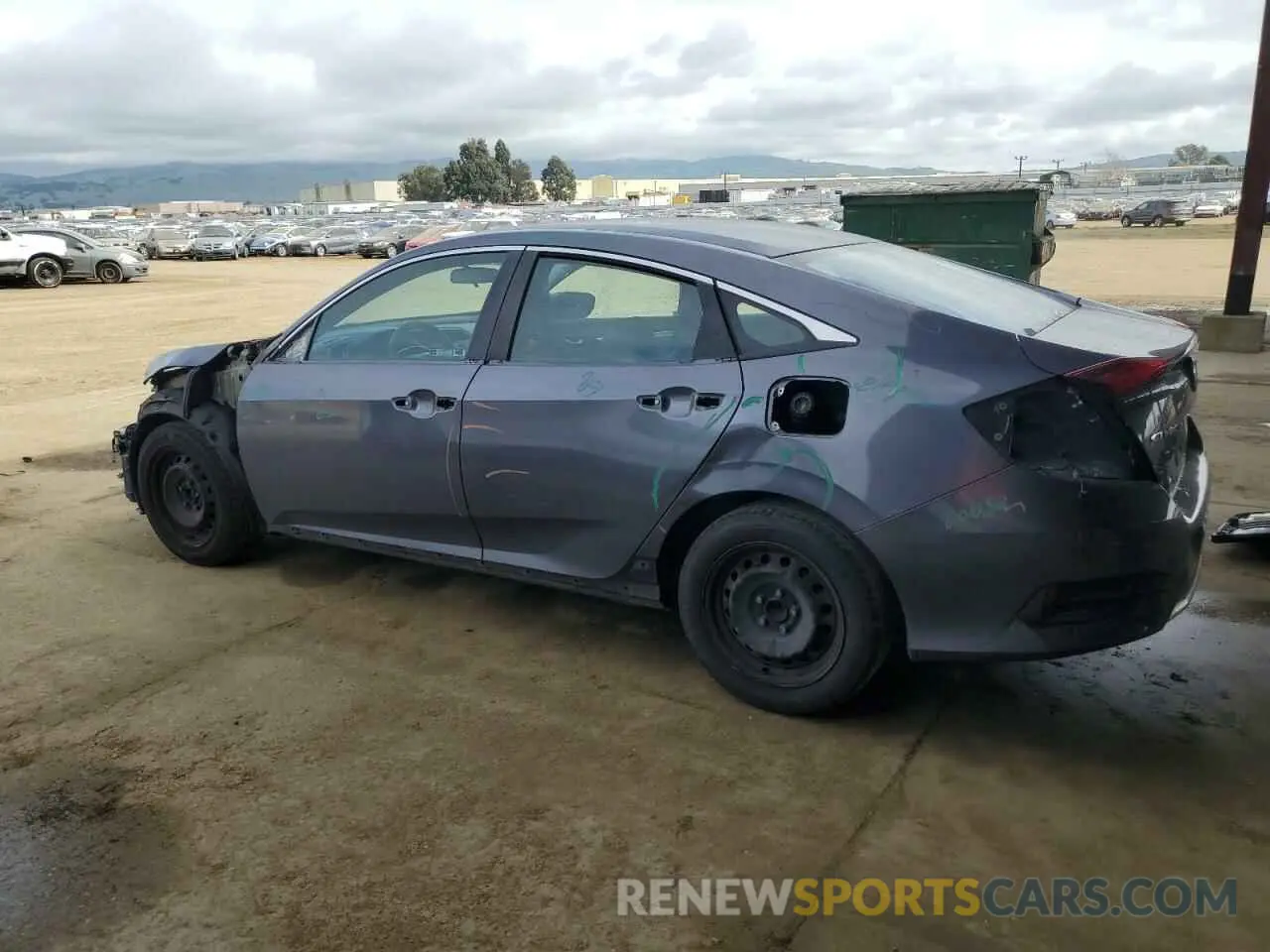 2 Photograph of a damaged car 2HGFC2F69LH552817 HONDA CIVIC 2020