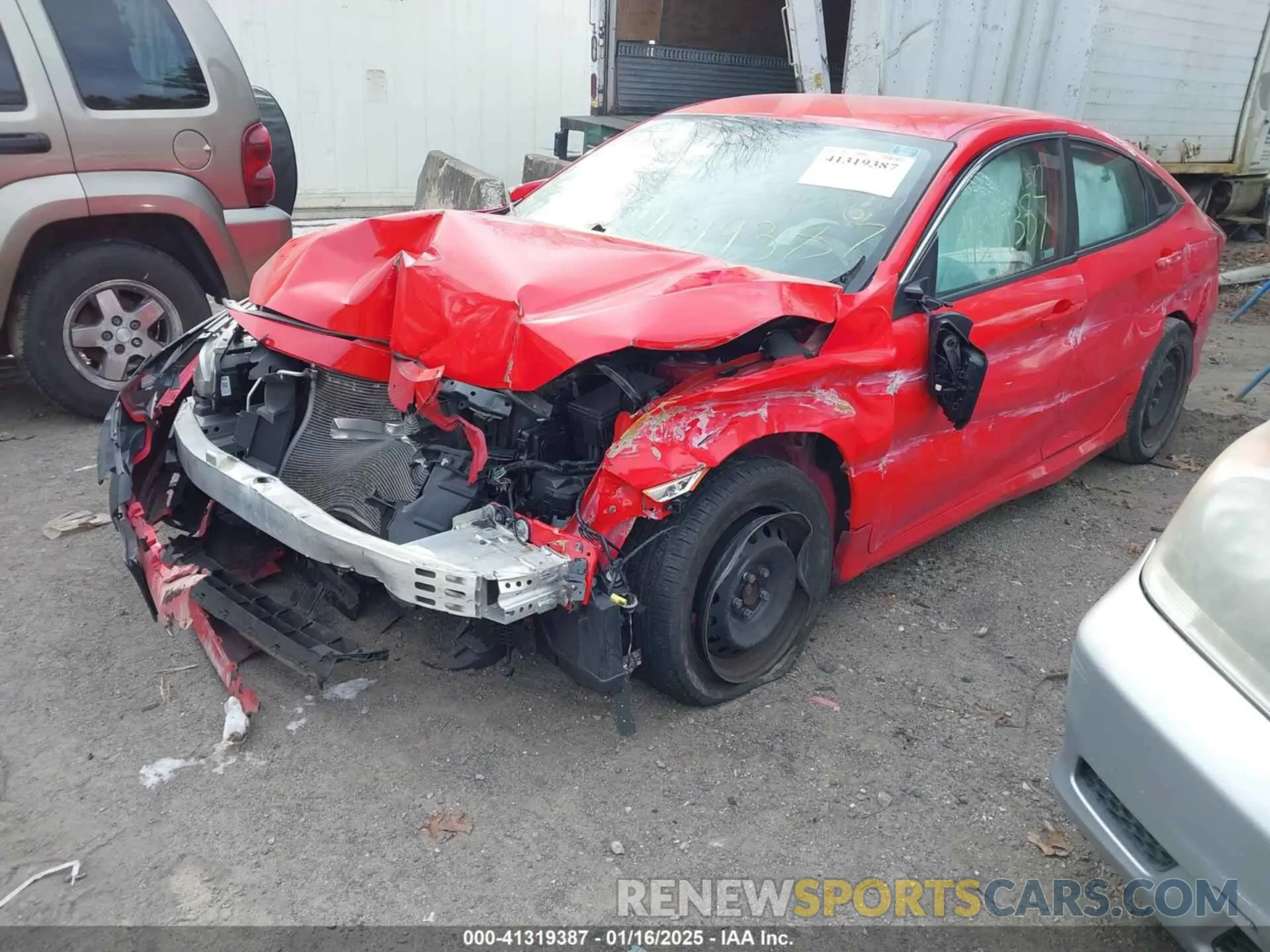 2 Photograph of a damaged car 2HGFC2F69LH559332 HONDA CIVIC 2020