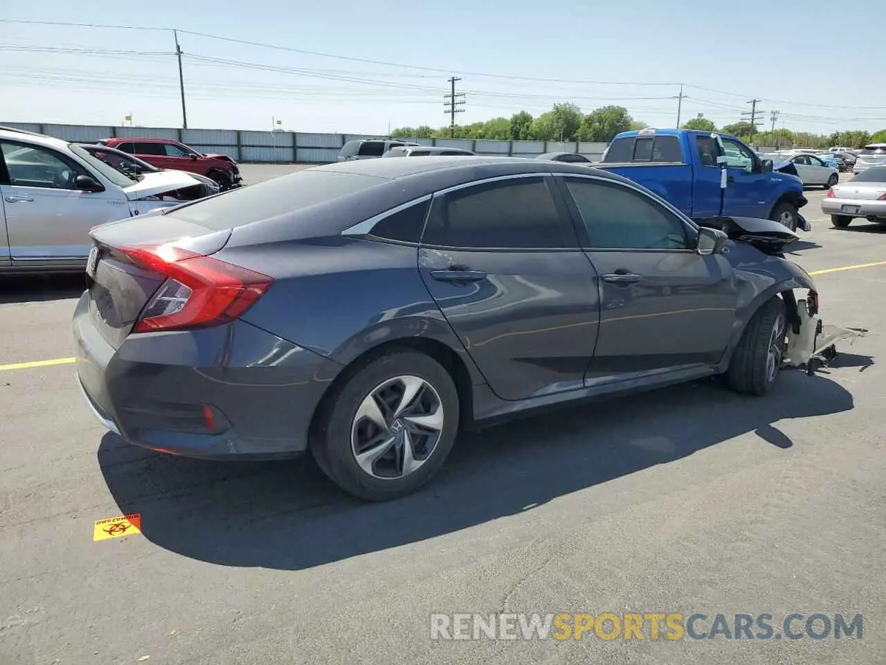 3 Photograph of a damaged car 2HGFC2F69LH559881 HONDA CIVIC 2020
