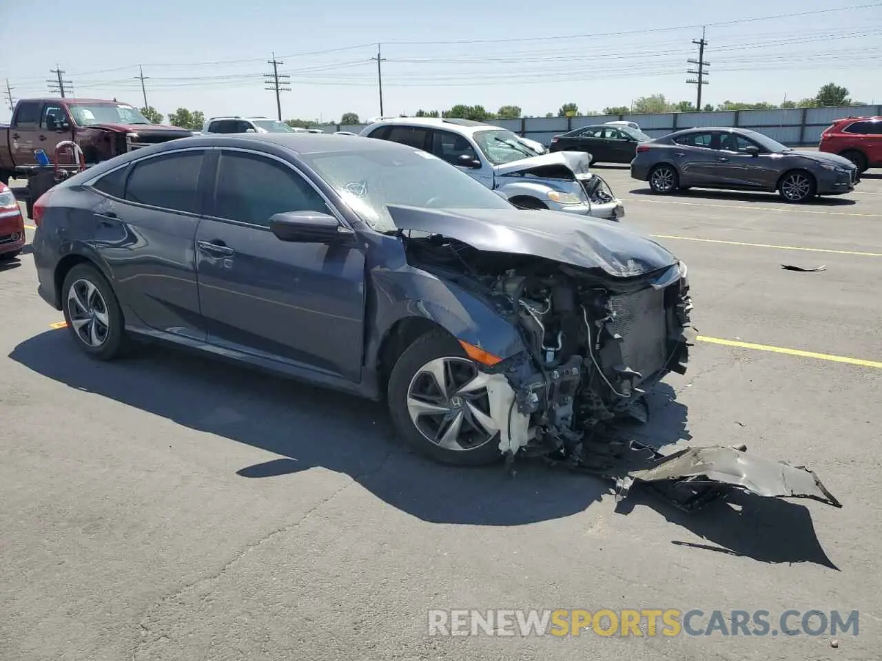 4 Photograph of a damaged car 2HGFC2F69LH559881 HONDA CIVIC 2020