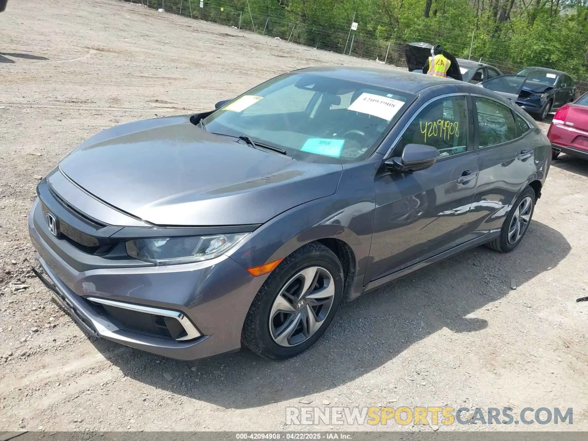 2 Photograph of a damaged car 2HGFC2F69LH570685 HONDA CIVIC 2020