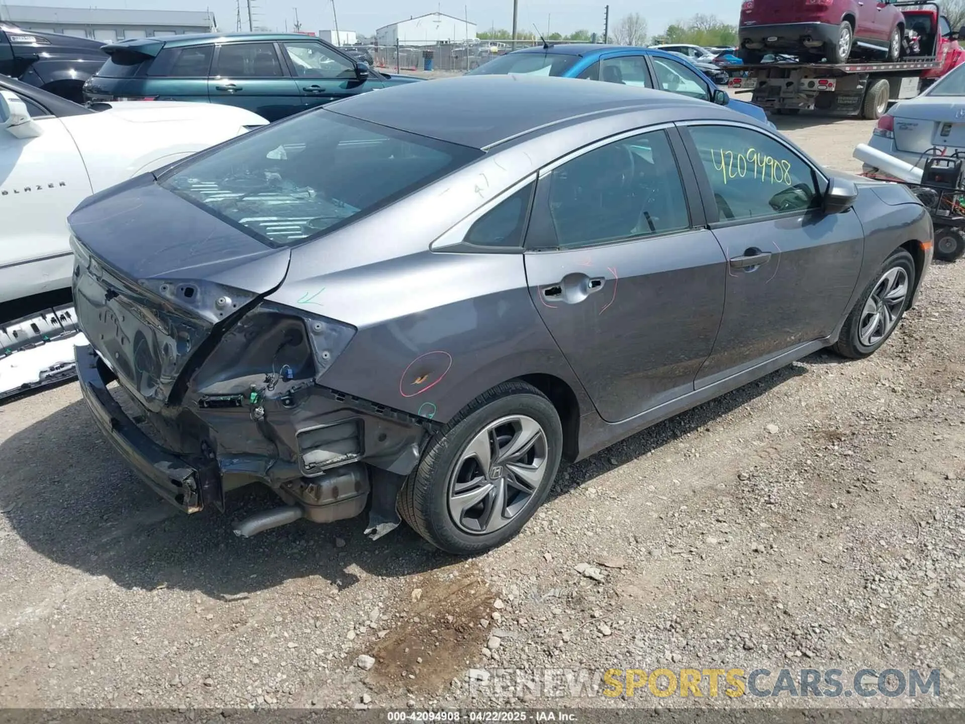 4 Photograph of a damaged car 2HGFC2F69LH570685 HONDA CIVIC 2020