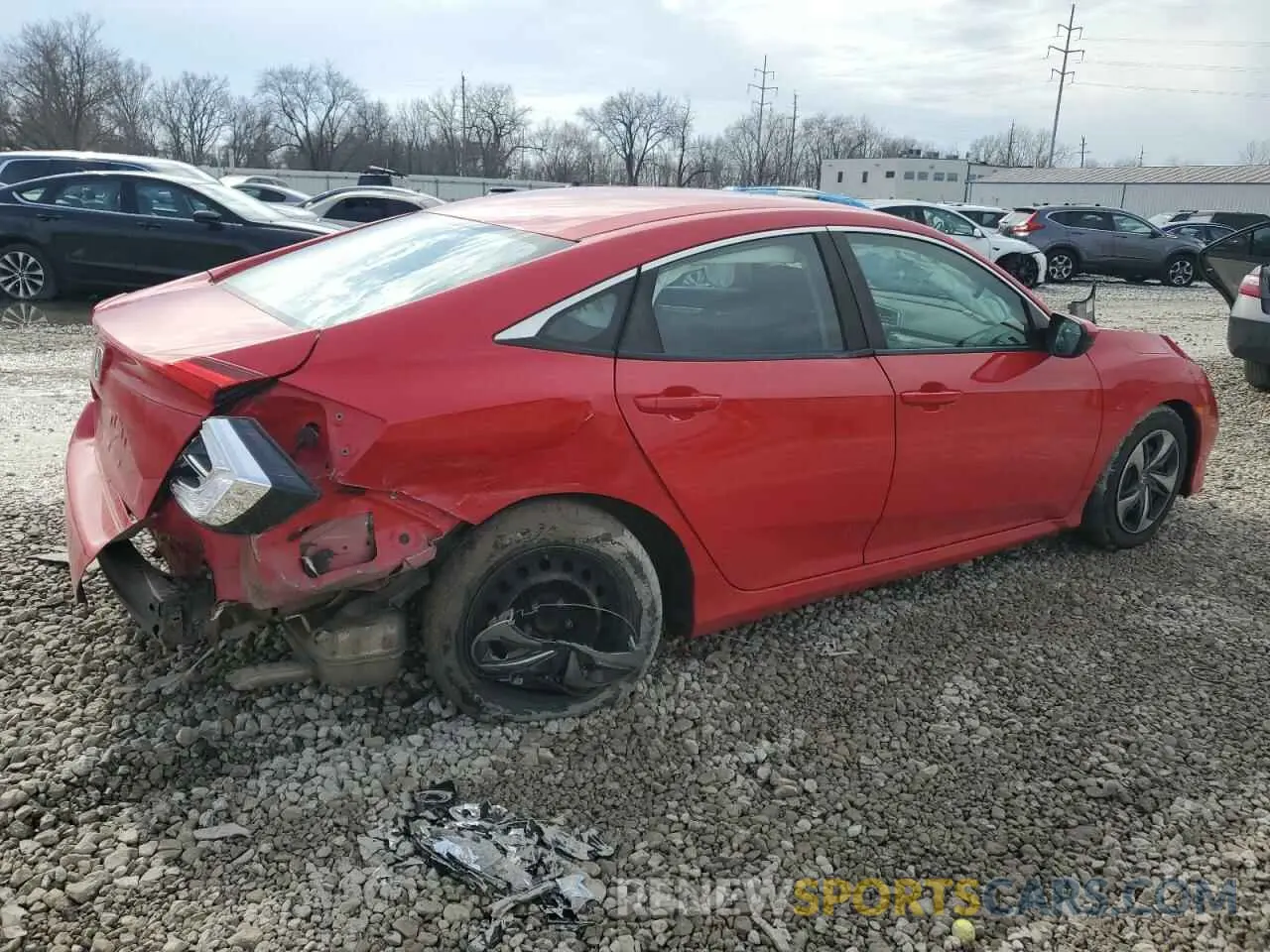 3 Photograph of a damaged car 2HGFC2F69LH584652 HONDA CIVIC 2020