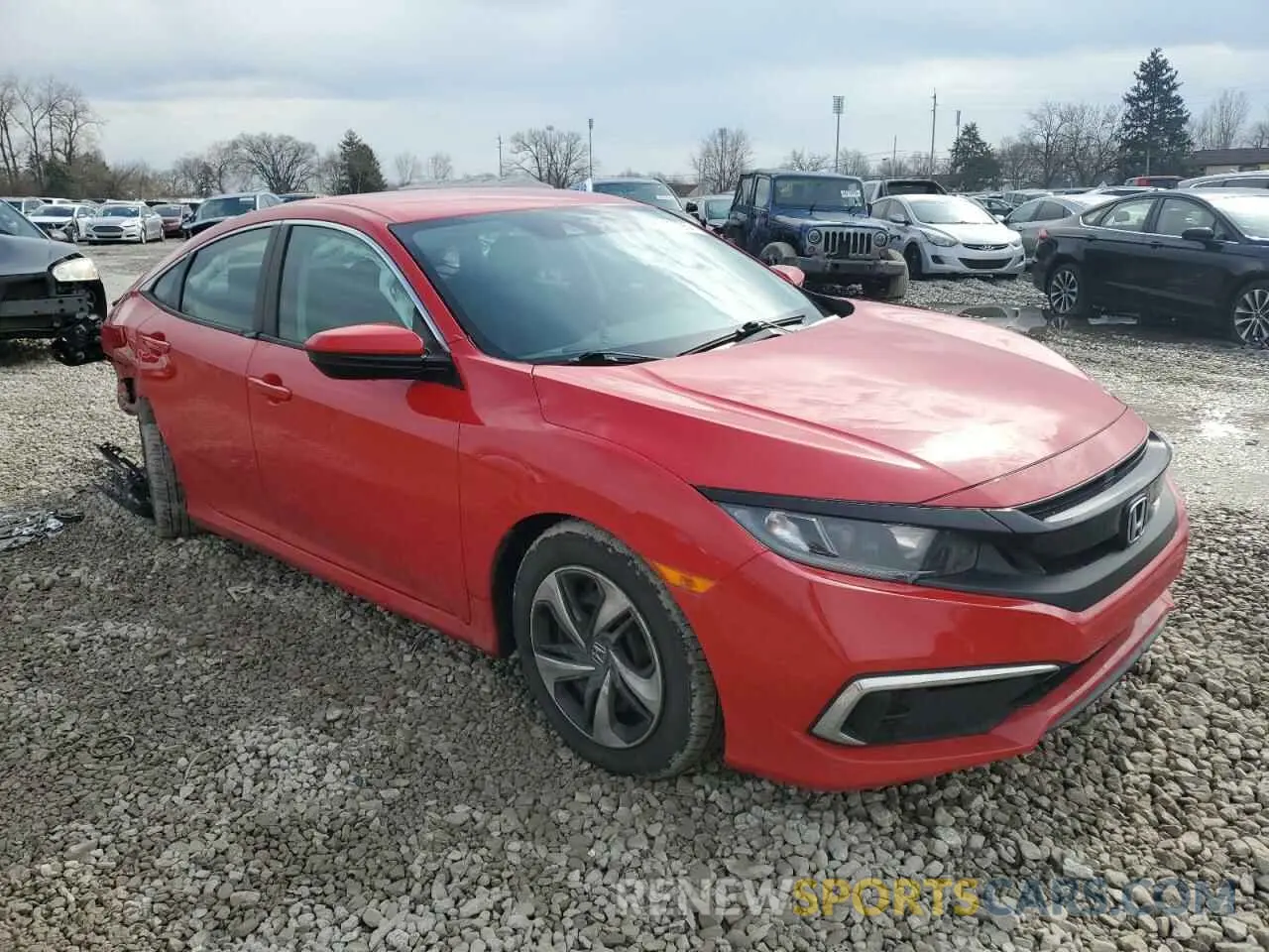 4 Photograph of a damaged car 2HGFC2F69LH584652 HONDA CIVIC 2020