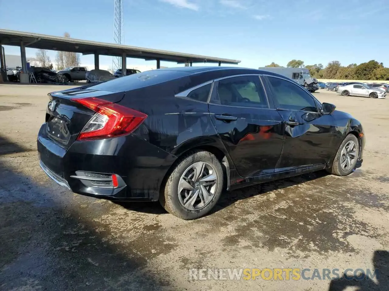 3 Photograph of a damaged car 2HGFC2F69LH588376 HONDA CIVIC 2020
