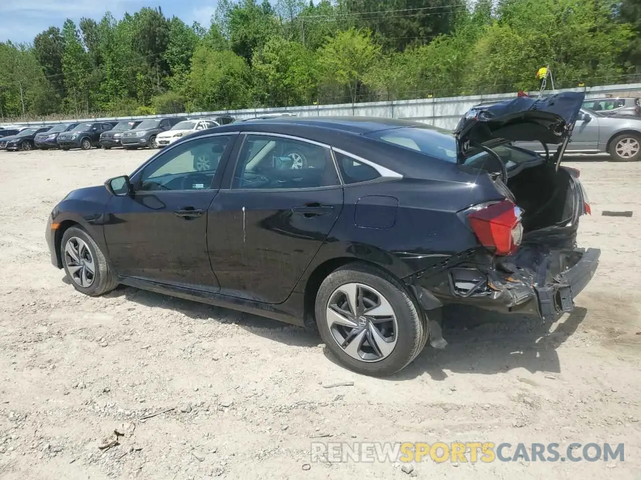 2 Photograph of a damaged car 2HGFC2F69LH598230 HONDA CIVIC 2020