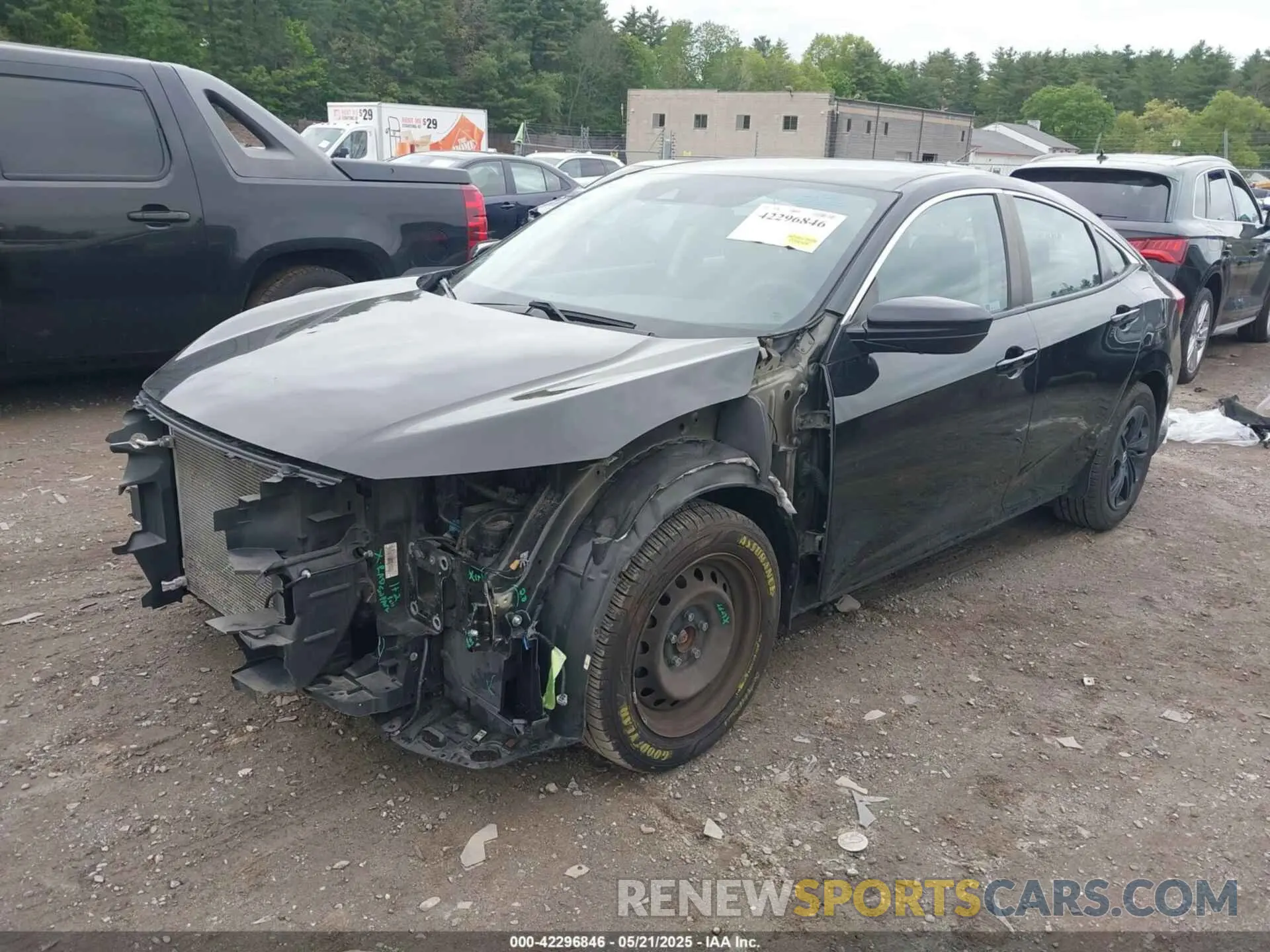 2 Photograph of a damaged car 2HGFC2F69LH601577 HONDA CIVIC 2020