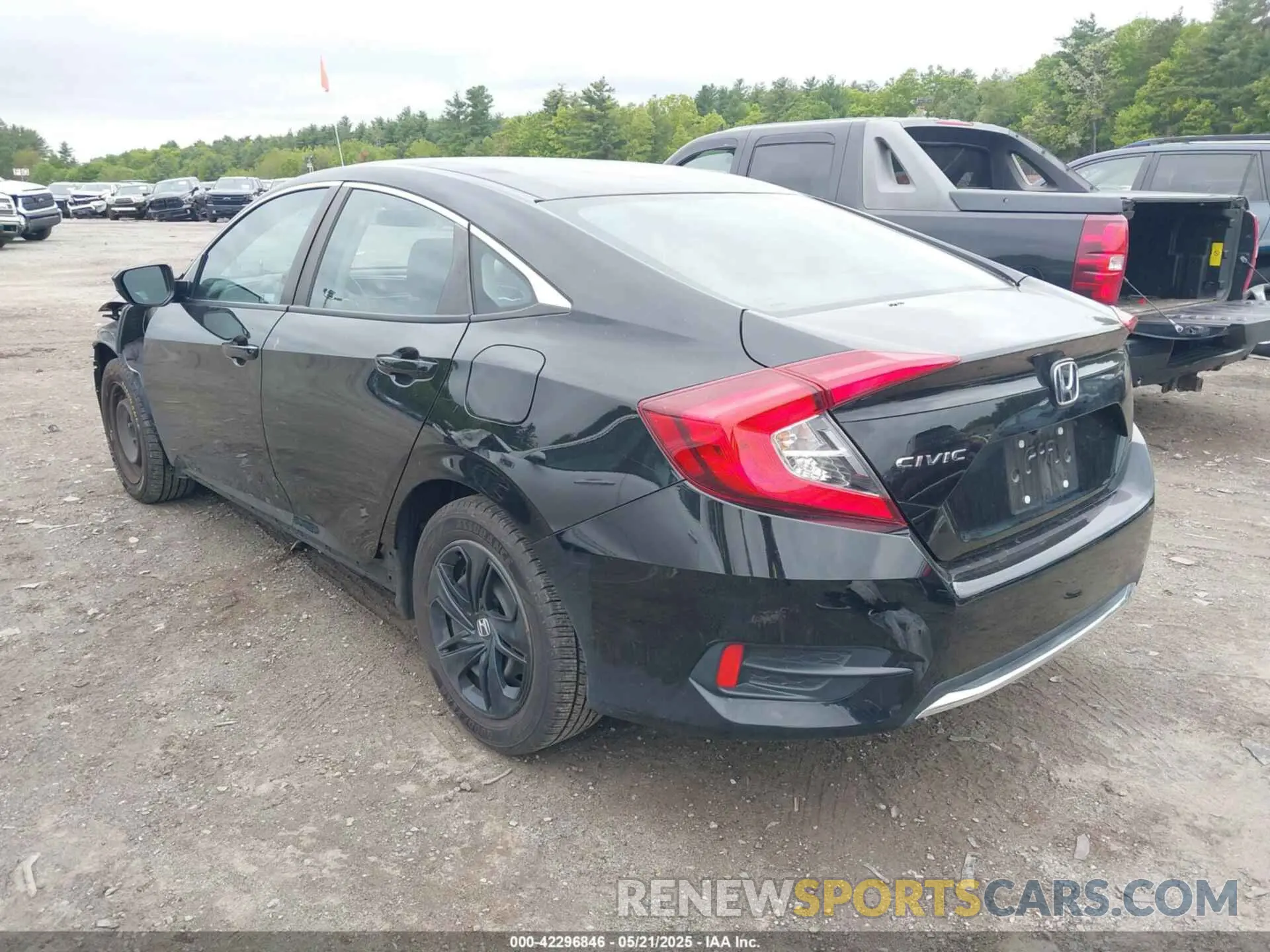 3 Photograph of a damaged car 2HGFC2F69LH601577 HONDA CIVIC 2020