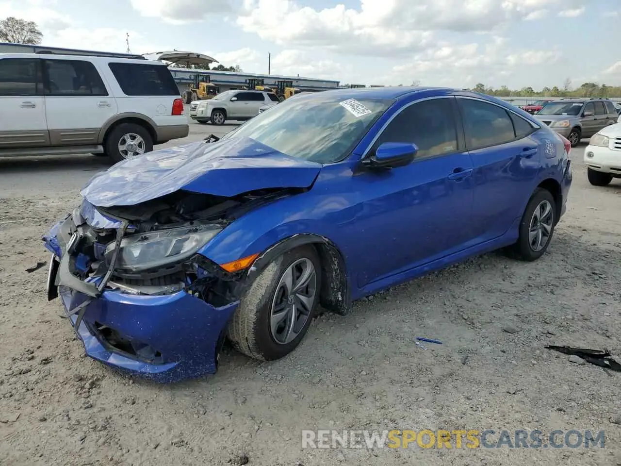 1 Photograph of a damaged car 2HGFC2F69LH602387 HONDA CIVIC 2020
