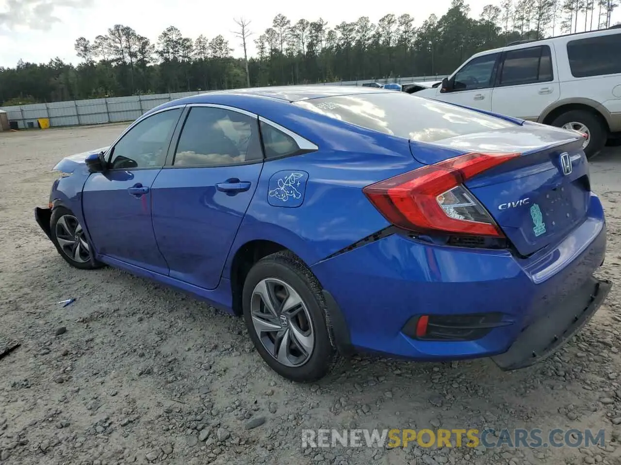 2 Photograph of a damaged car 2HGFC2F69LH602387 HONDA CIVIC 2020