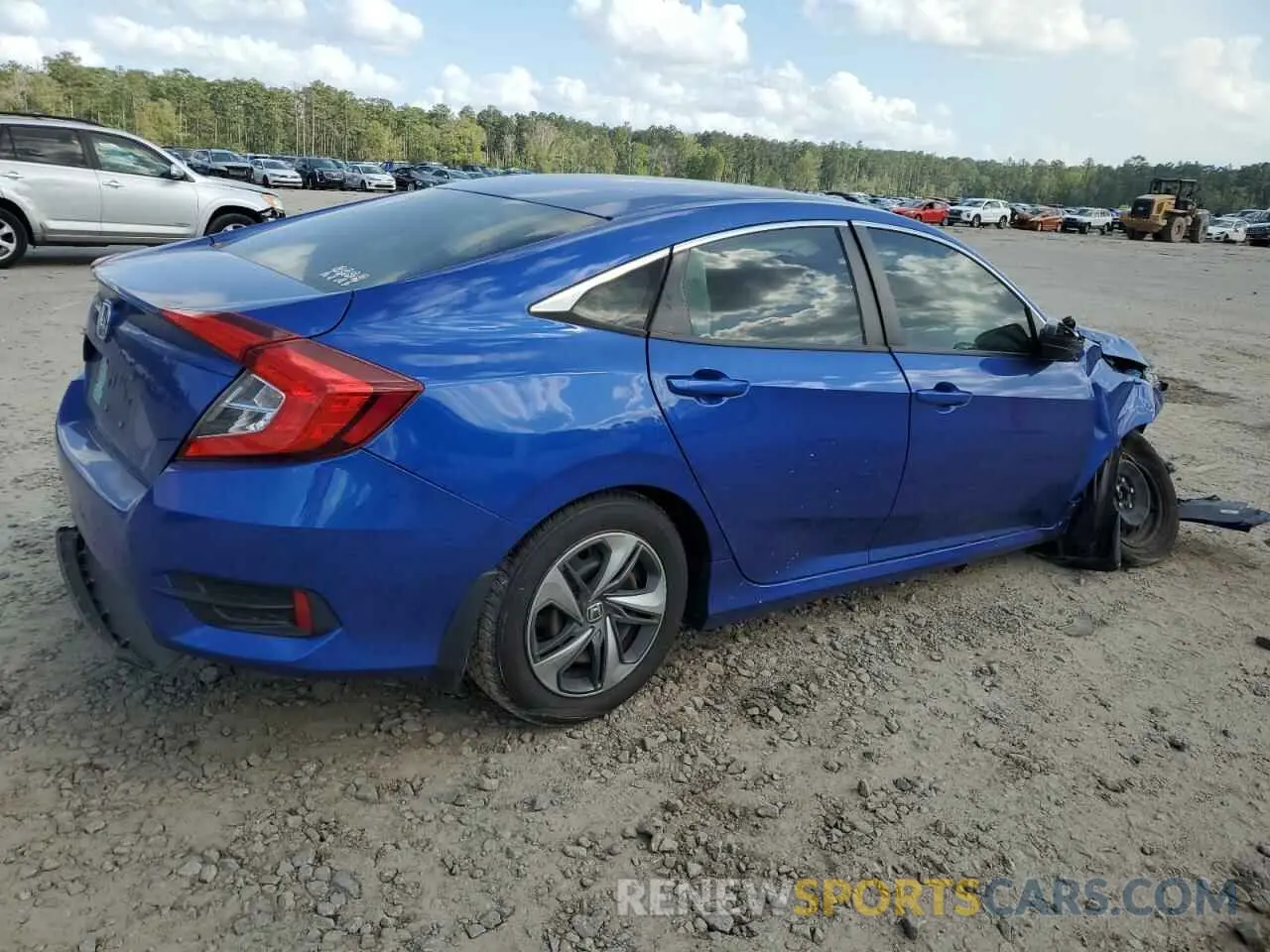 3 Photograph of a damaged car 2HGFC2F69LH602387 HONDA CIVIC 2020