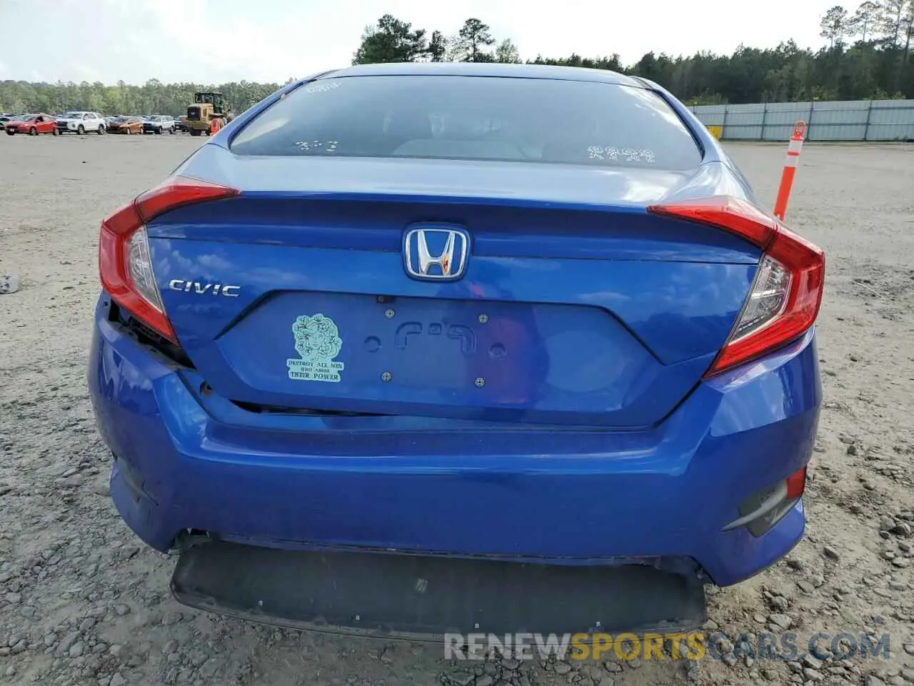 6 Photograph of a damaged car 2HGFC2F69LH602387 HONDA CIVIC 2020