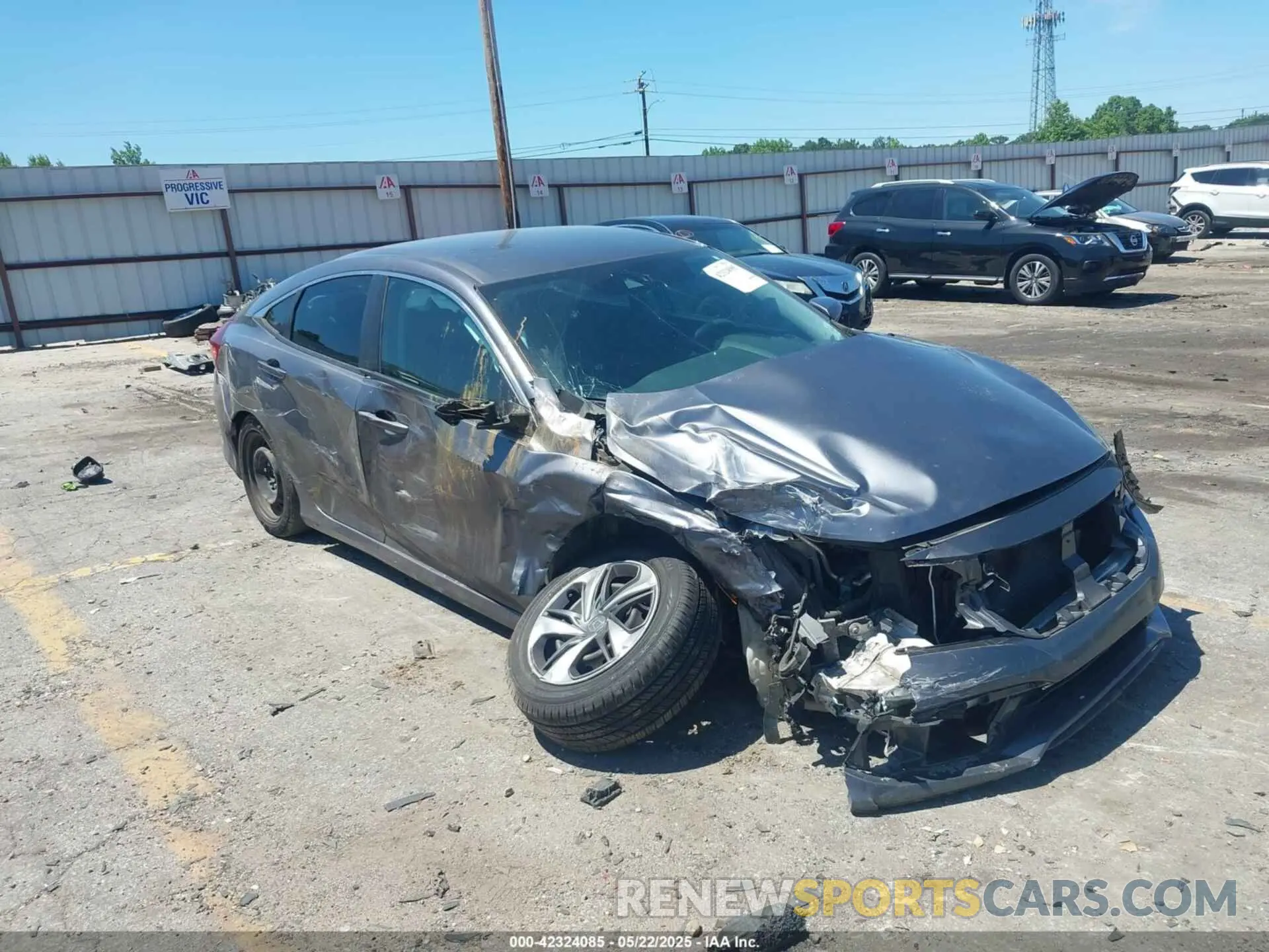 6 Photograph of a damaged car 2HGFC2F6XLH505926 HONDA CIVIC 2020