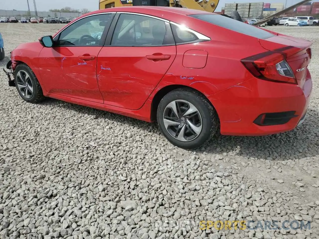 2 Photograph of a damaged car 2HGFC2F6XLH516084 HONDA CIVIC 2020