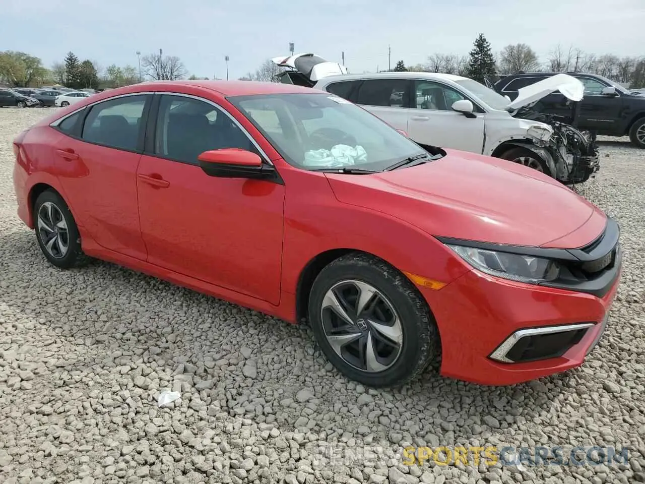 4 Photograph of a damaged car 2HGFC2F6XLH516084 HONDA CIVIC 2020