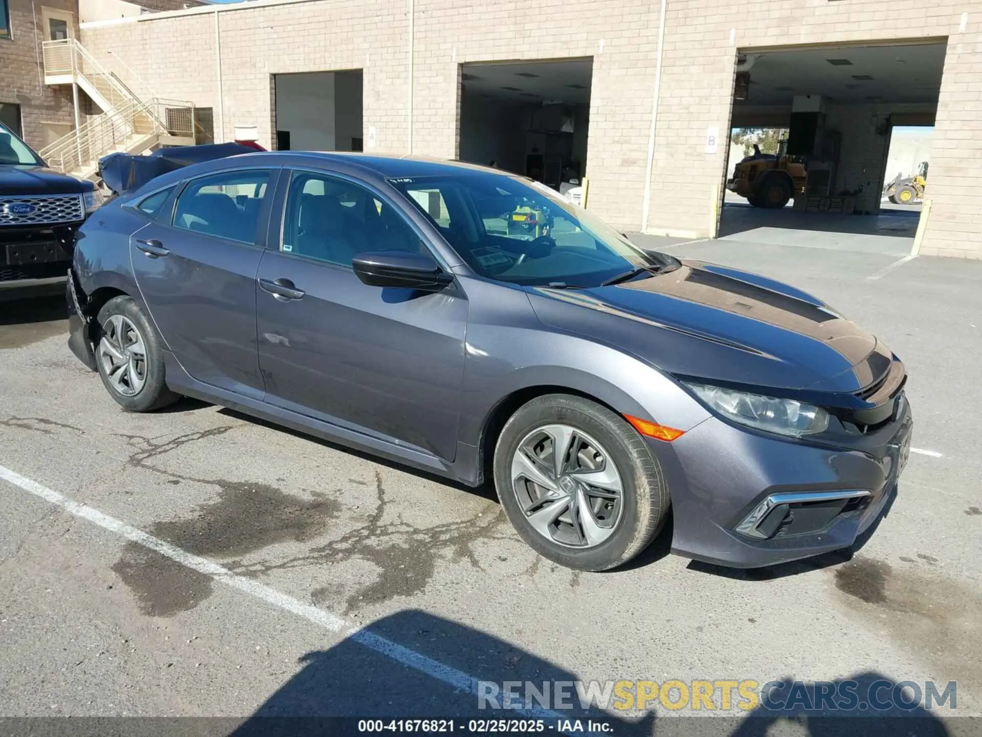 1 Photograph of a damaged car 2HGFC2F6XLH517445 HONDA CIVIC 2020