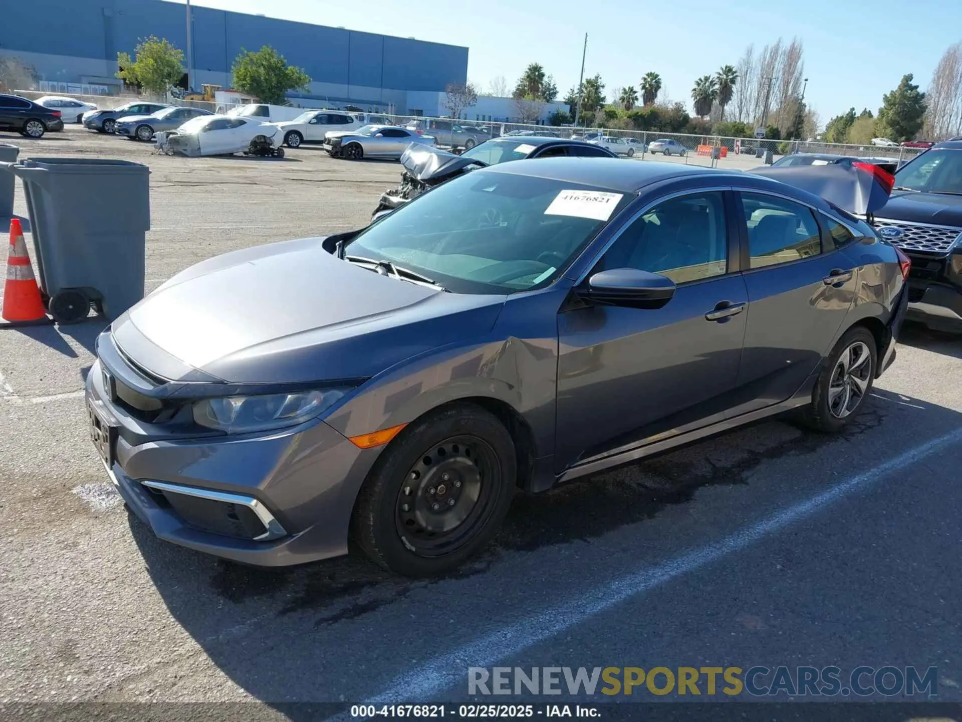 2 Photograph of a damaged car 2HGFC2F6XLH517445 HONDA CIVIC 2020