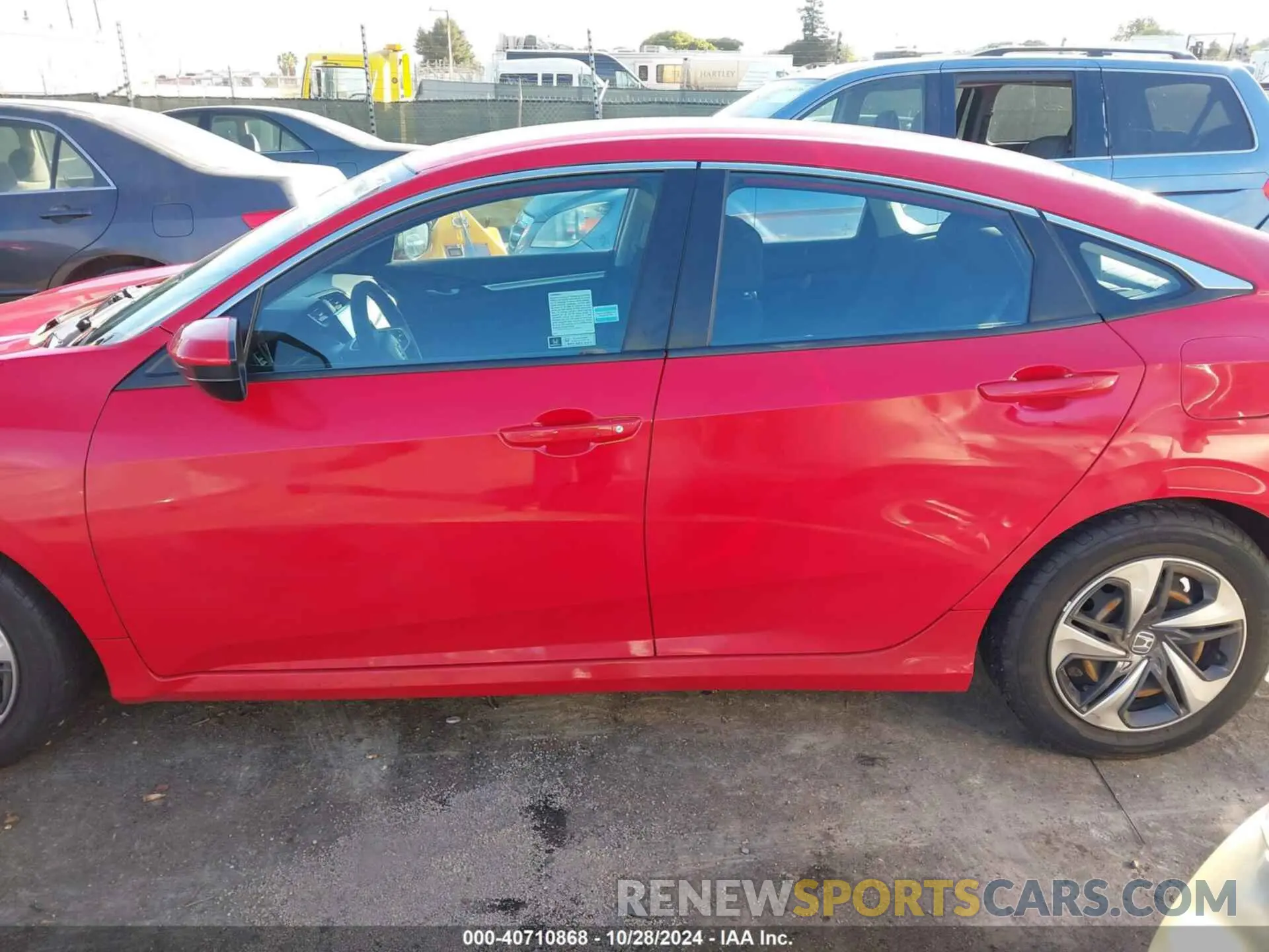 14 Photograph of a damaged car 2HGFC2F6XLH520880 HONDA CIVIC 2020