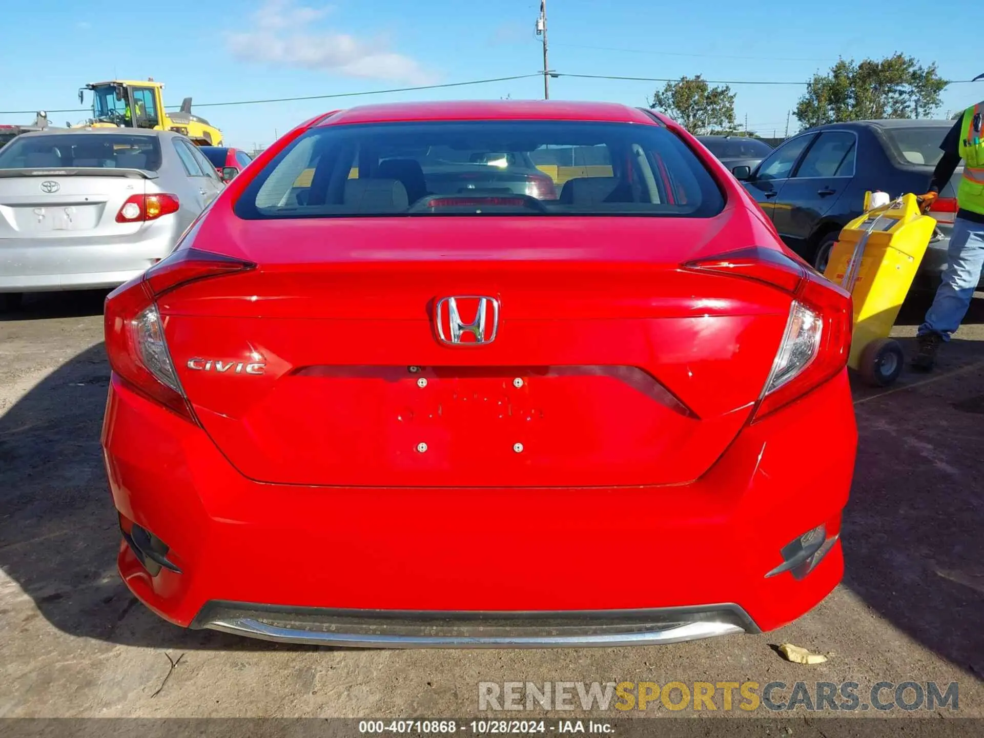 16 Photograph of a damaged car 2HGFC2F6XLH520880 HONDA CIVIC 2020
