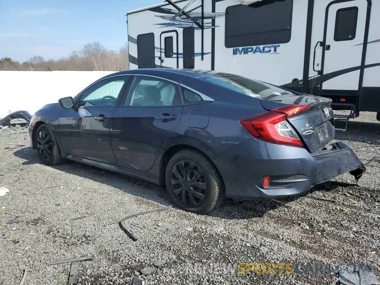 2 Photograph of a damaged car 2HGFC2F6XLH526078 HONDA CIVIC 2020