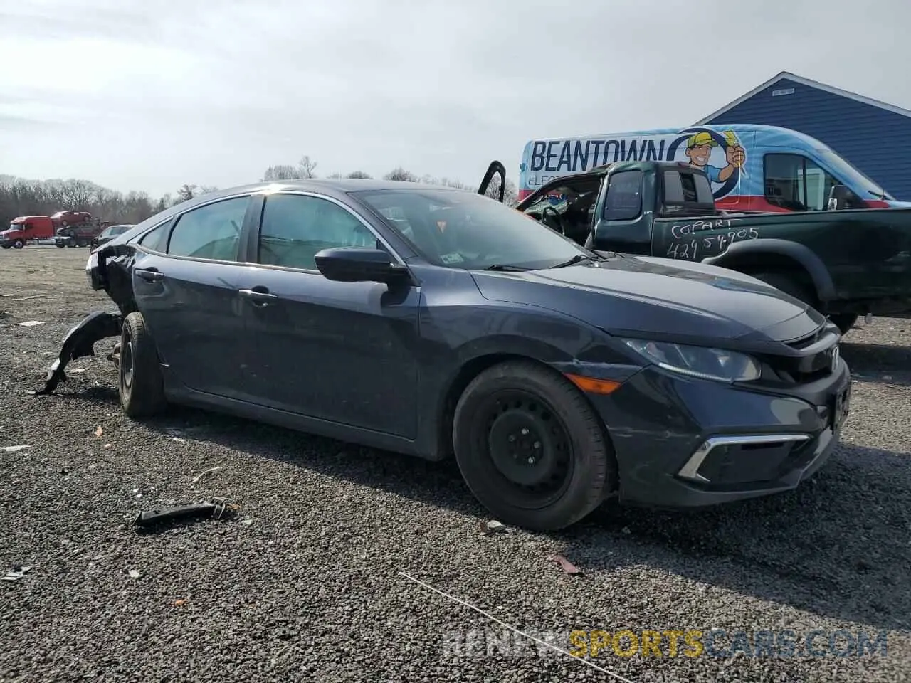 4 Photograph of a damaged car 2HGFC2F6XLH526078 HONDA CIVIC 2020