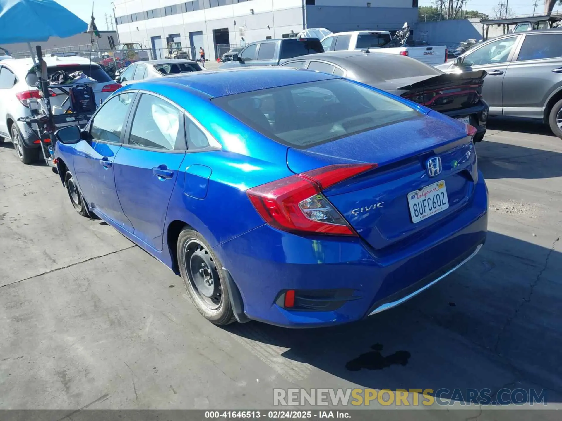 3 Photograph of a damaged car 2HGFC2F6XLH527831 HONDA CIVIC 2020
