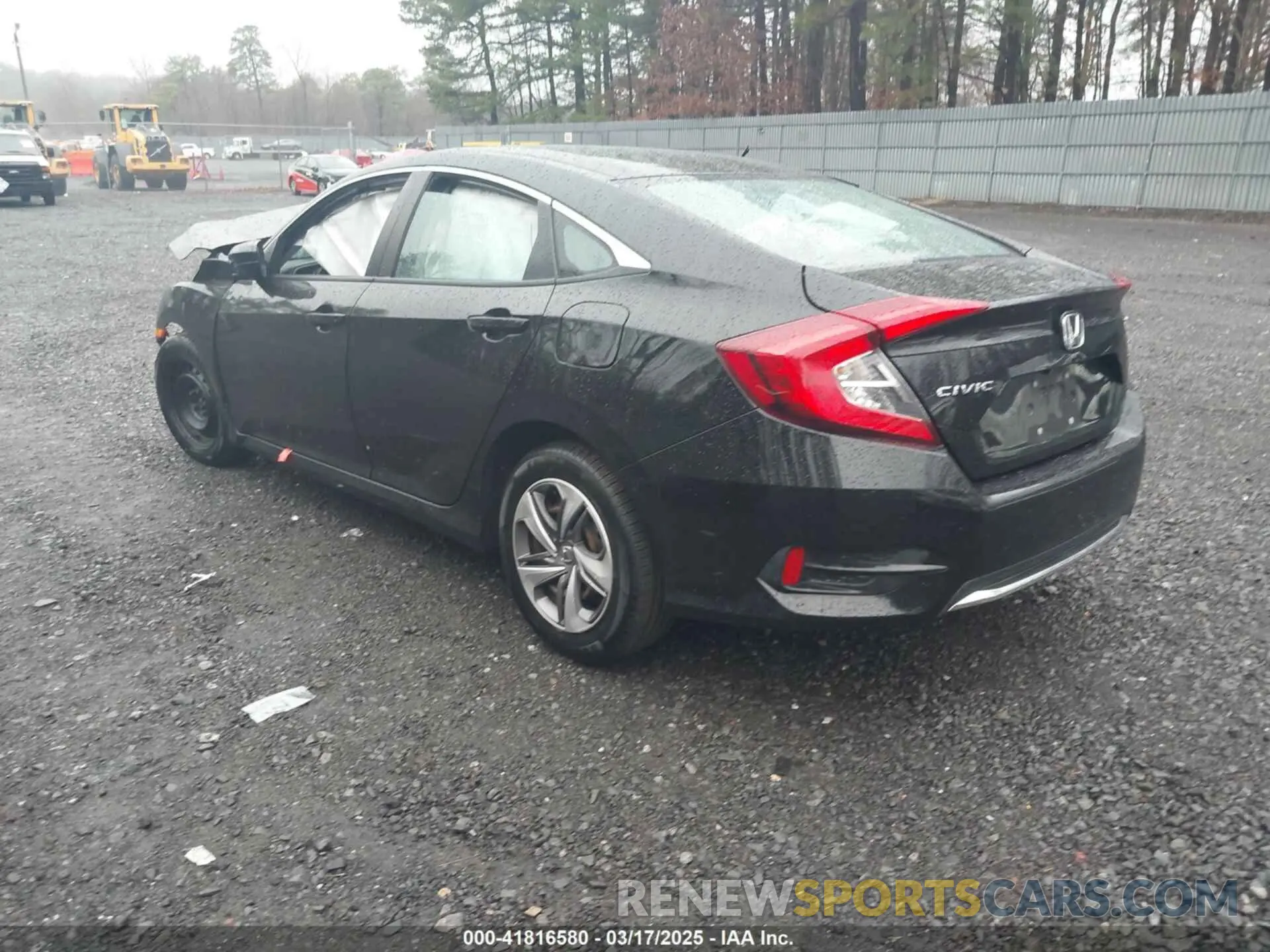 3 Photograph of a damaged car 2HGFC2F6XLH531197 HONDA CIVIC 2020
