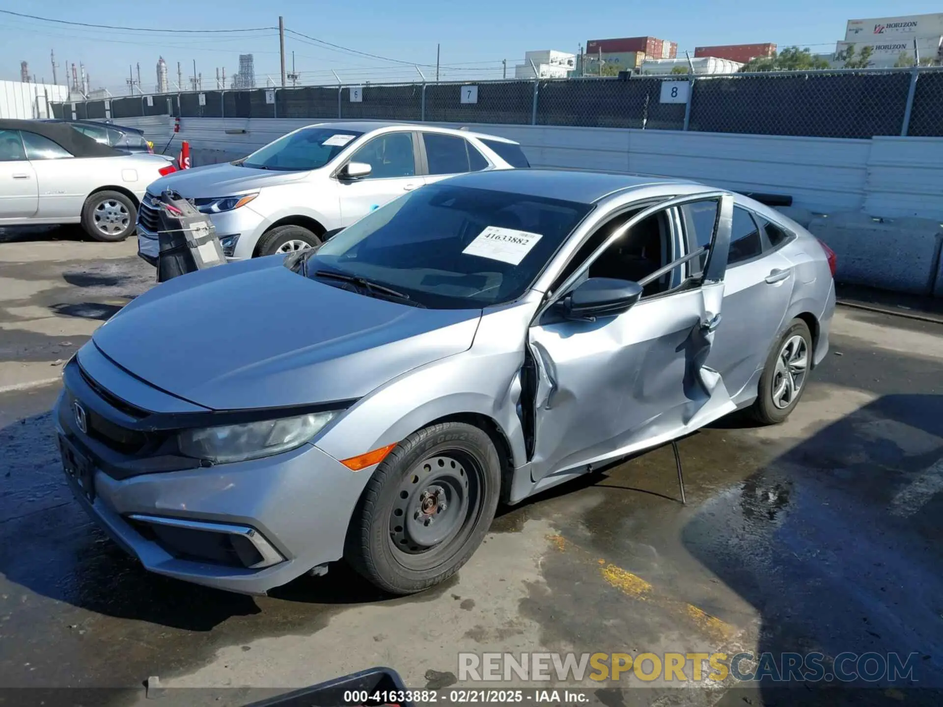 2 Photograph of a damaged car 2HGFC2F6XLH533726 HONDA CIVIC 2020