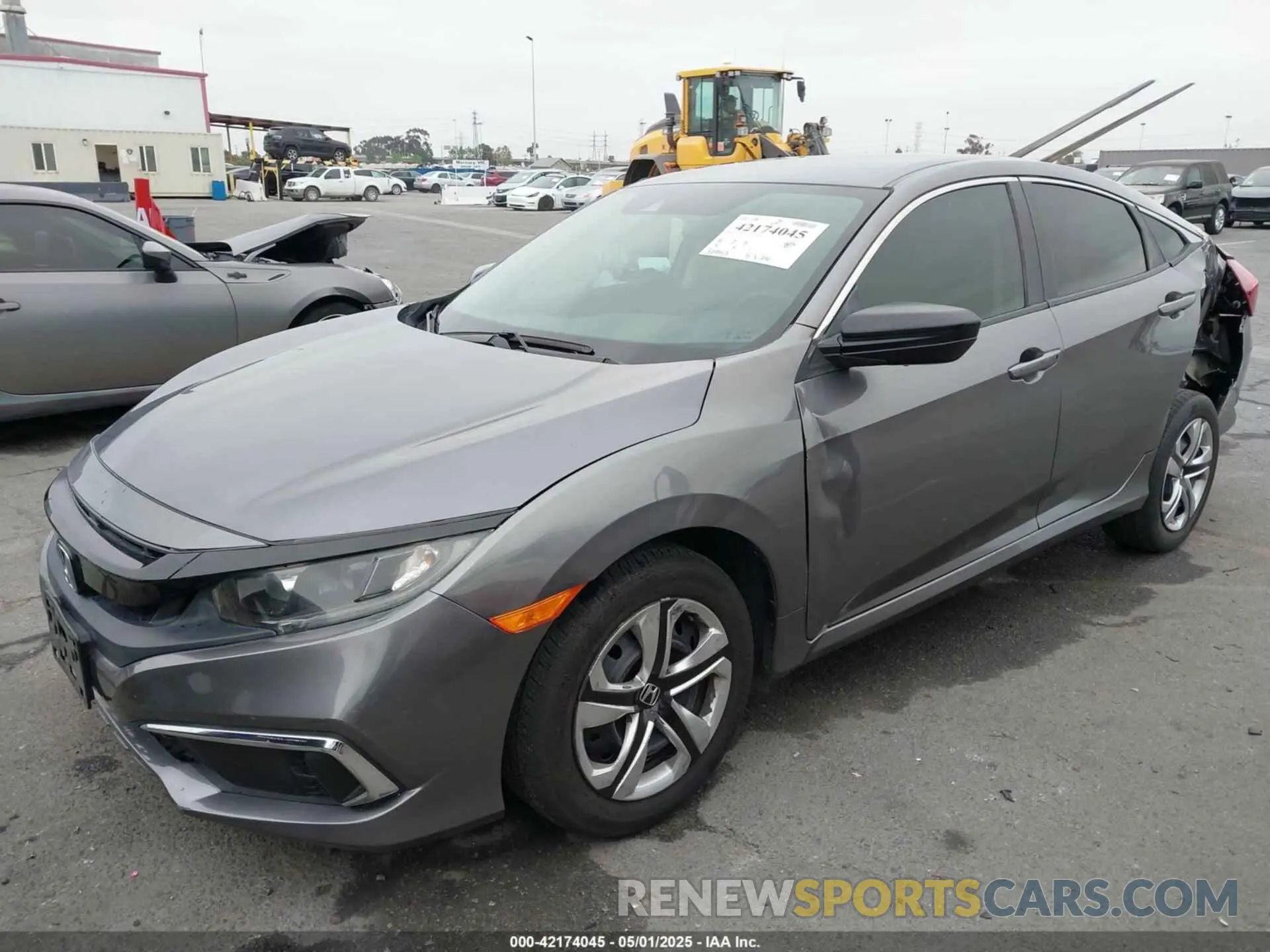 2 Photograph of a damaged car 2HGFC2F6XLH542068 HONDA CIVIC 2020