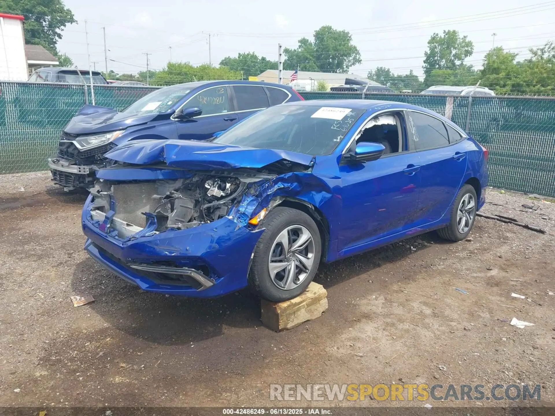 2 Photograph of a damaged car 2HGFC2F6XLH558769 HONDA CIVIC 2020