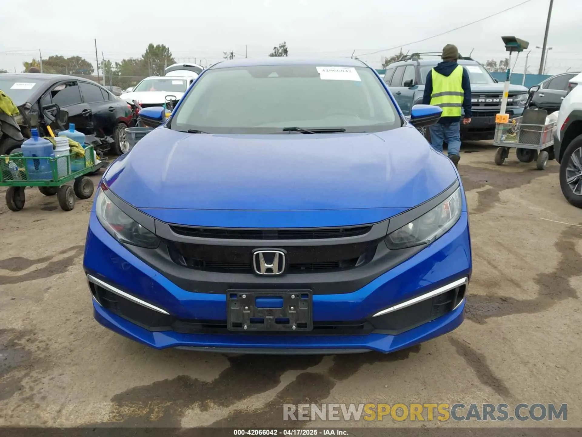 11 Photograph of a damaged car 2HGFC2F6XLH558870 HONDA CIVIC 2020