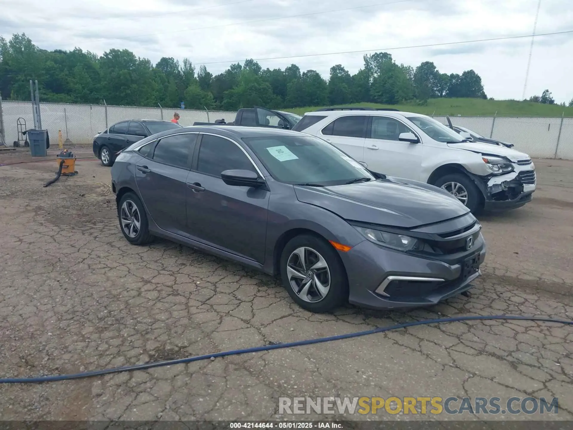 1 Photograph of a damaged car 2HGFC2F6XLH574597 HONDA CIVIC 2020