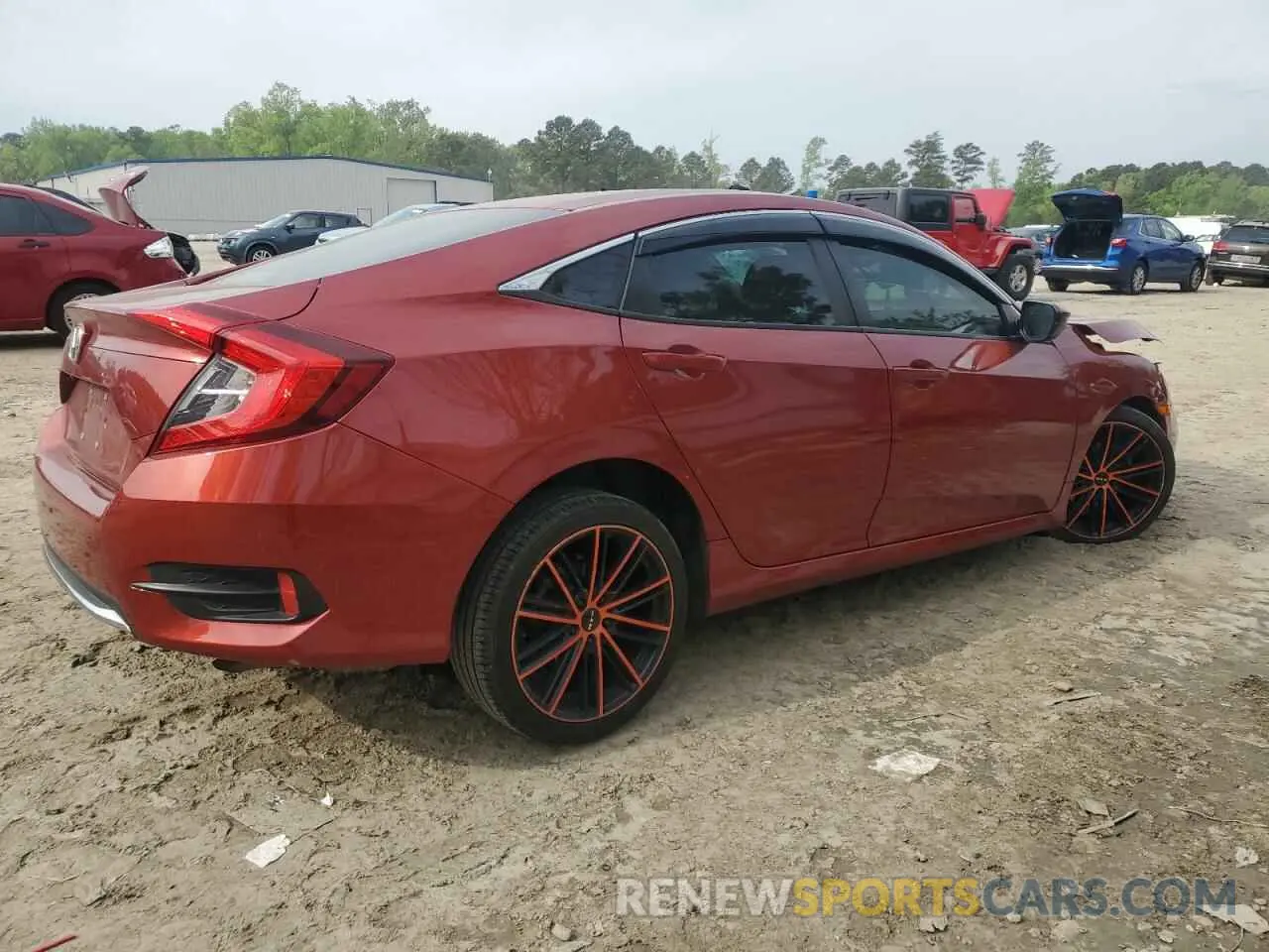 3 Photograph of a damaged car 2HGFC2F6XLH583915 HONDA CIVIC 2020