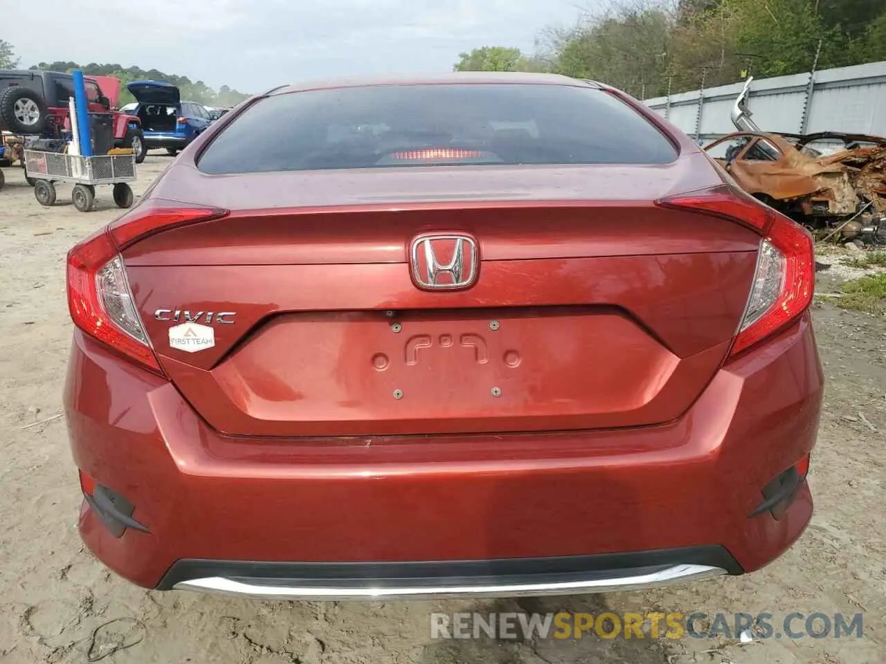 6 Photograph of a damaged car 2HGFC2F6XLH583915 HONDA CIVIC 2020