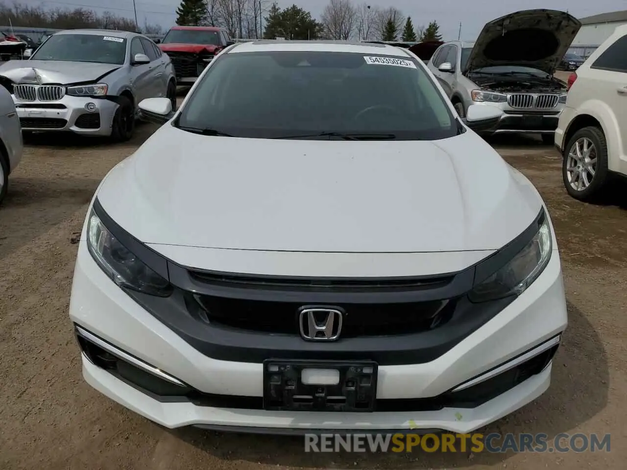 5 Photograph of a damaged car 2HGFC2F74LH019864 HONDA CIVIC 2020