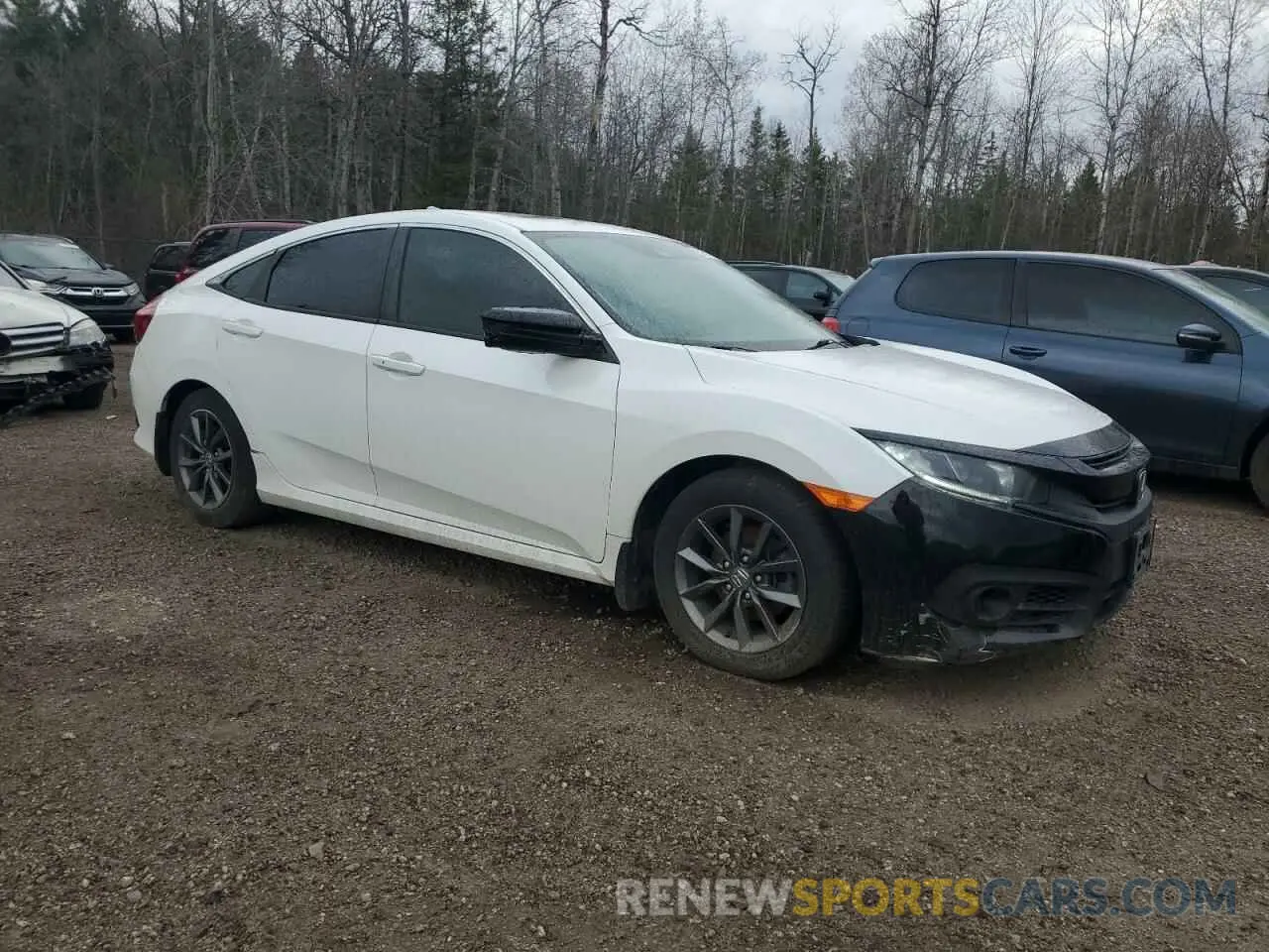 4 Photograph of a damaged car 2HGFC2F74LH029987 HONDA CIVIC 2020
