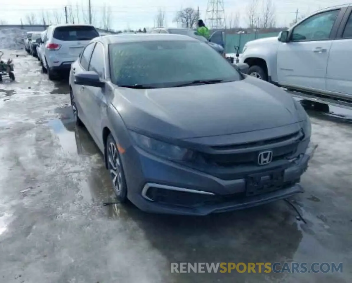 1 Photograph of a damaged car 2HGFC2F76LH016948 HONDA CIVIC 2020