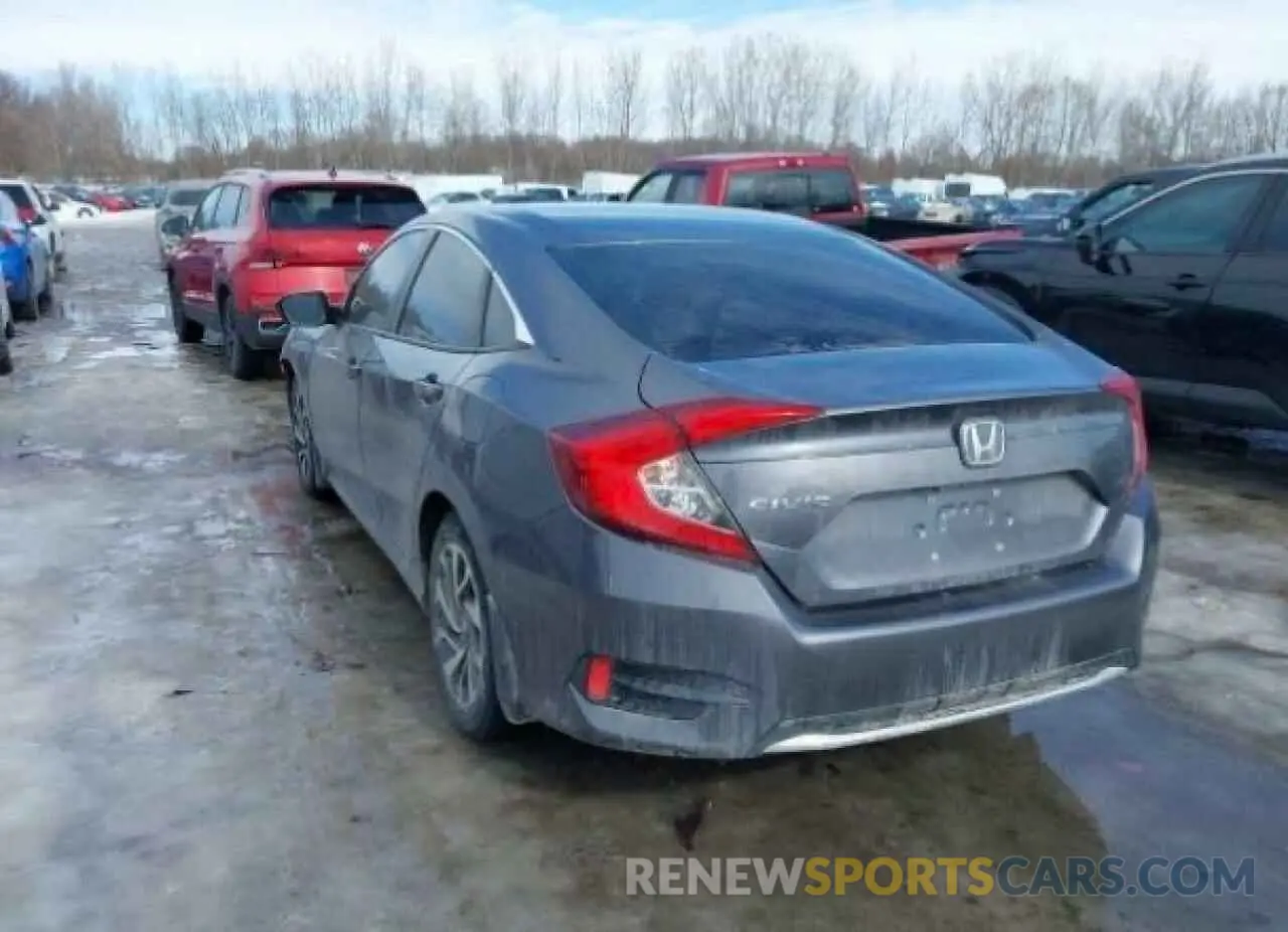 3 Photograph of a damaged car 2HGFC2F76LH016948 HONDA CIVIC 2020