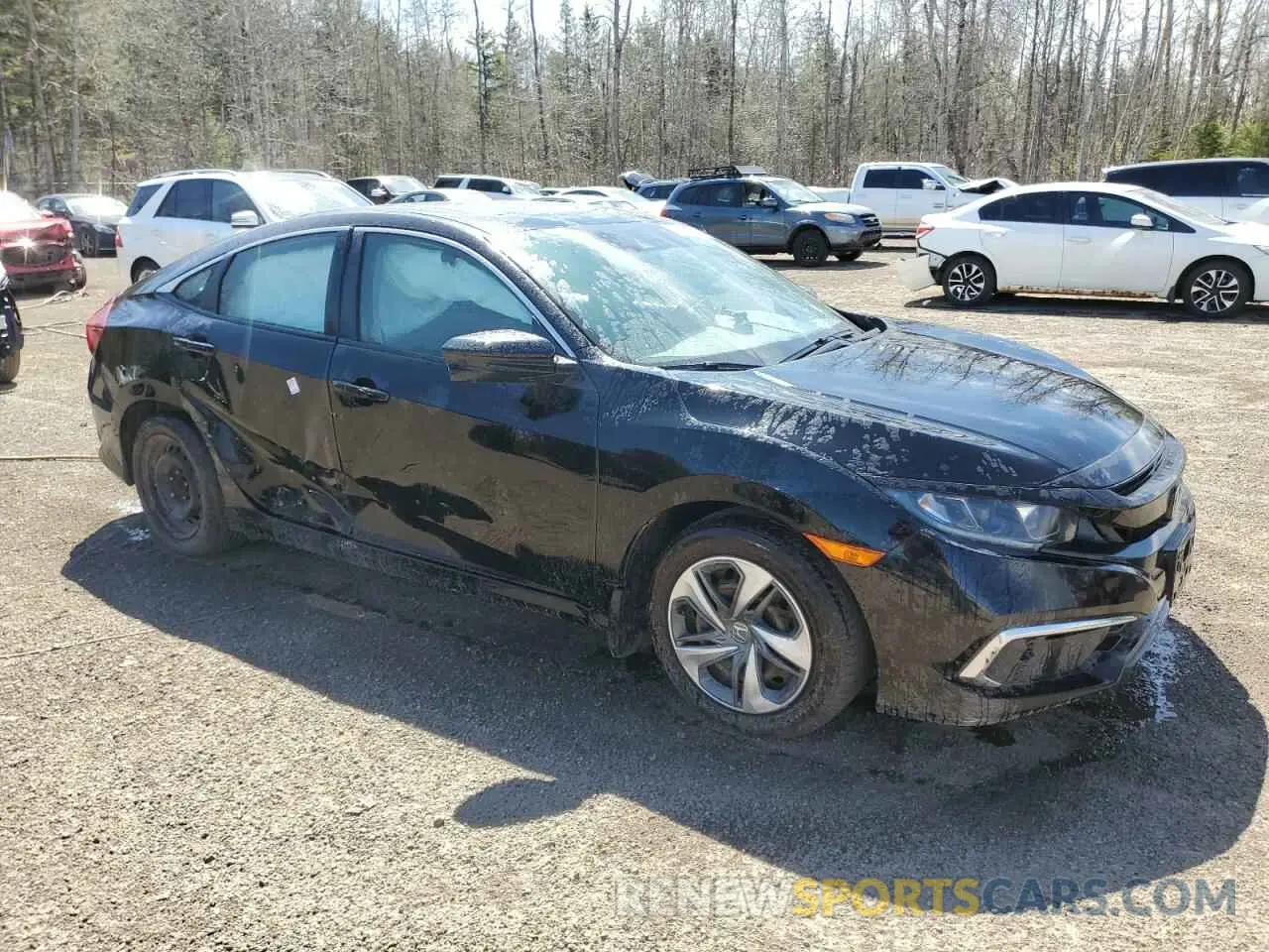 4 Photograph of a damaged car 2HGFC2F78LH018071 HONDA CIVIC 2020
