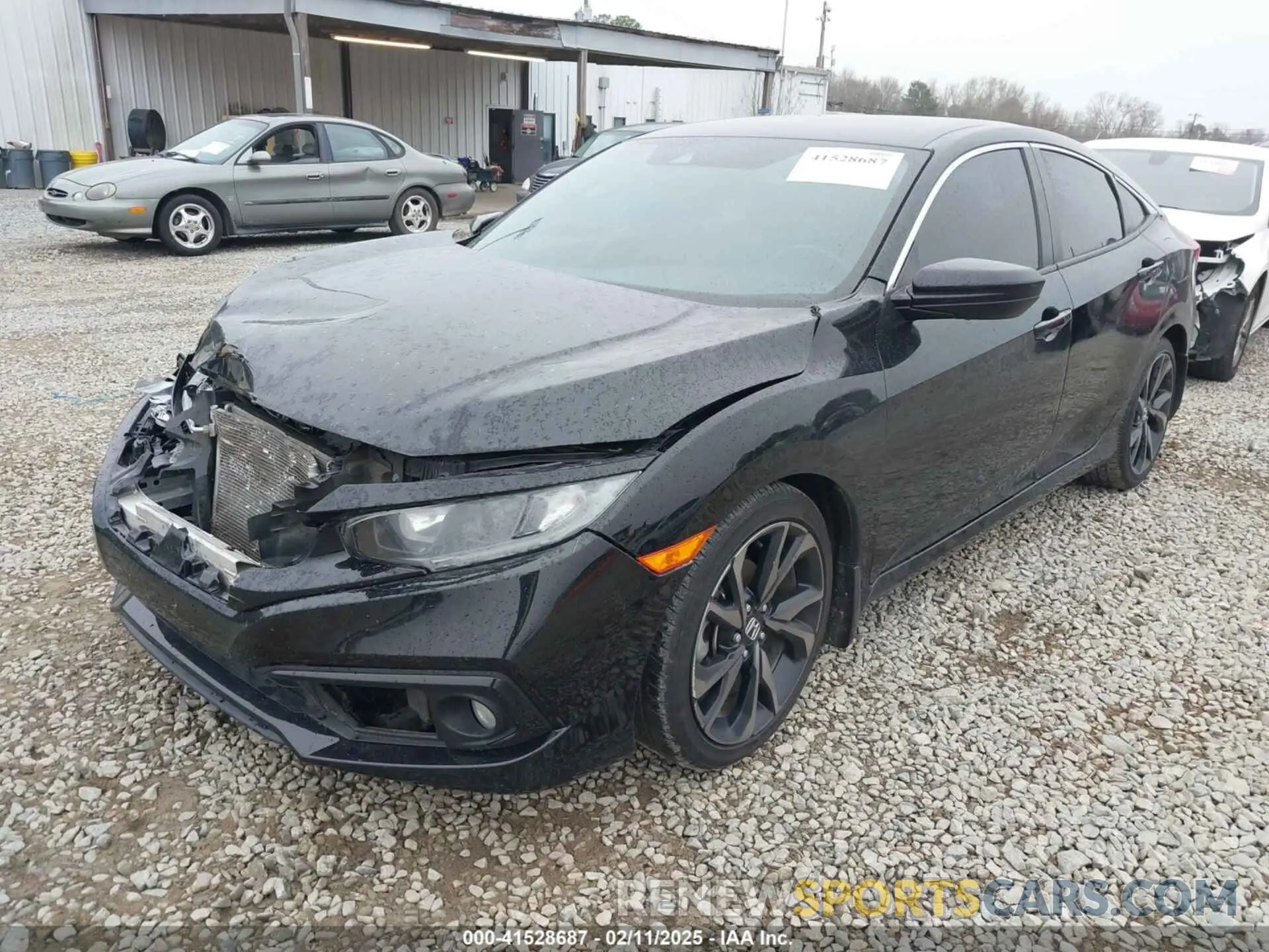 2 Photograph of a damaged car 2HGFC2F80LH520582 HONDA CIVIC 2020