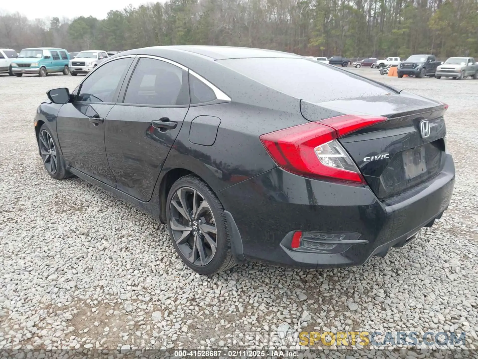 3 Photograph of a damaged car 2HGFC2F80LH520582 HONDA CIVIC 2020