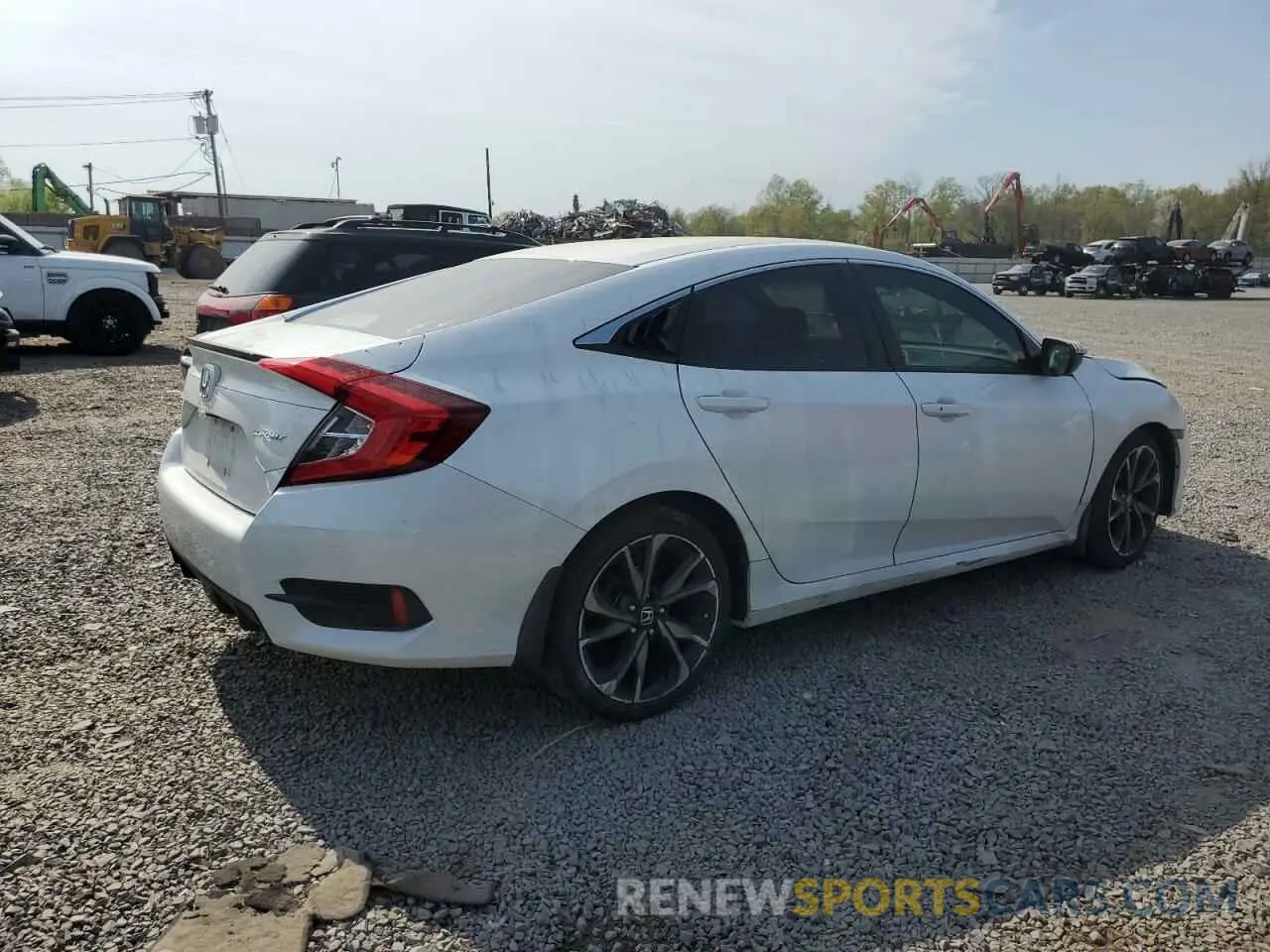 3 Photograph of a damaged car 2HGFC2F80LH532361 HONDA CIVIC 2020