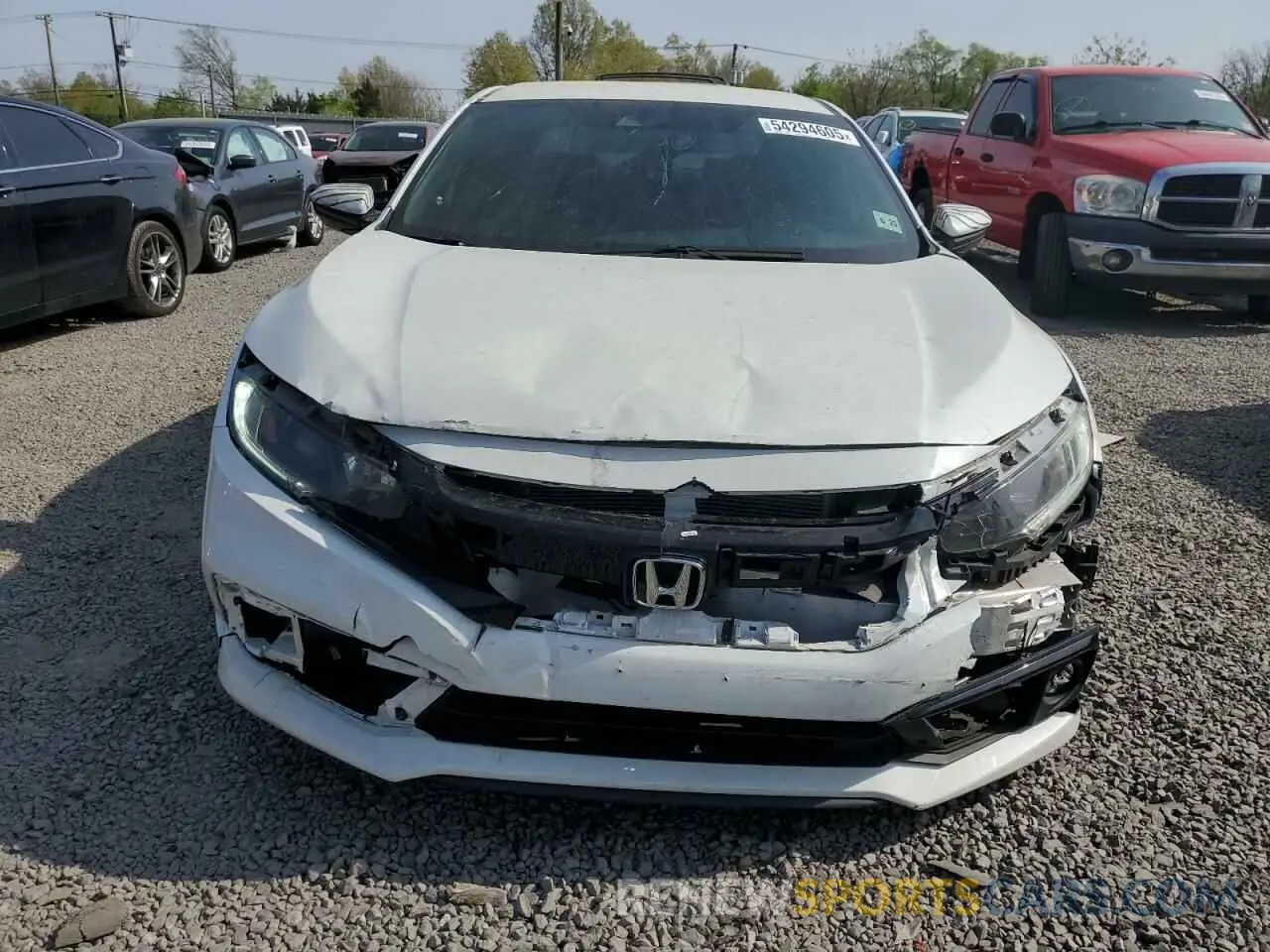5 Photograph of a damaged car 2HGFC2F80LH532361 HONDA CIVIC 2020