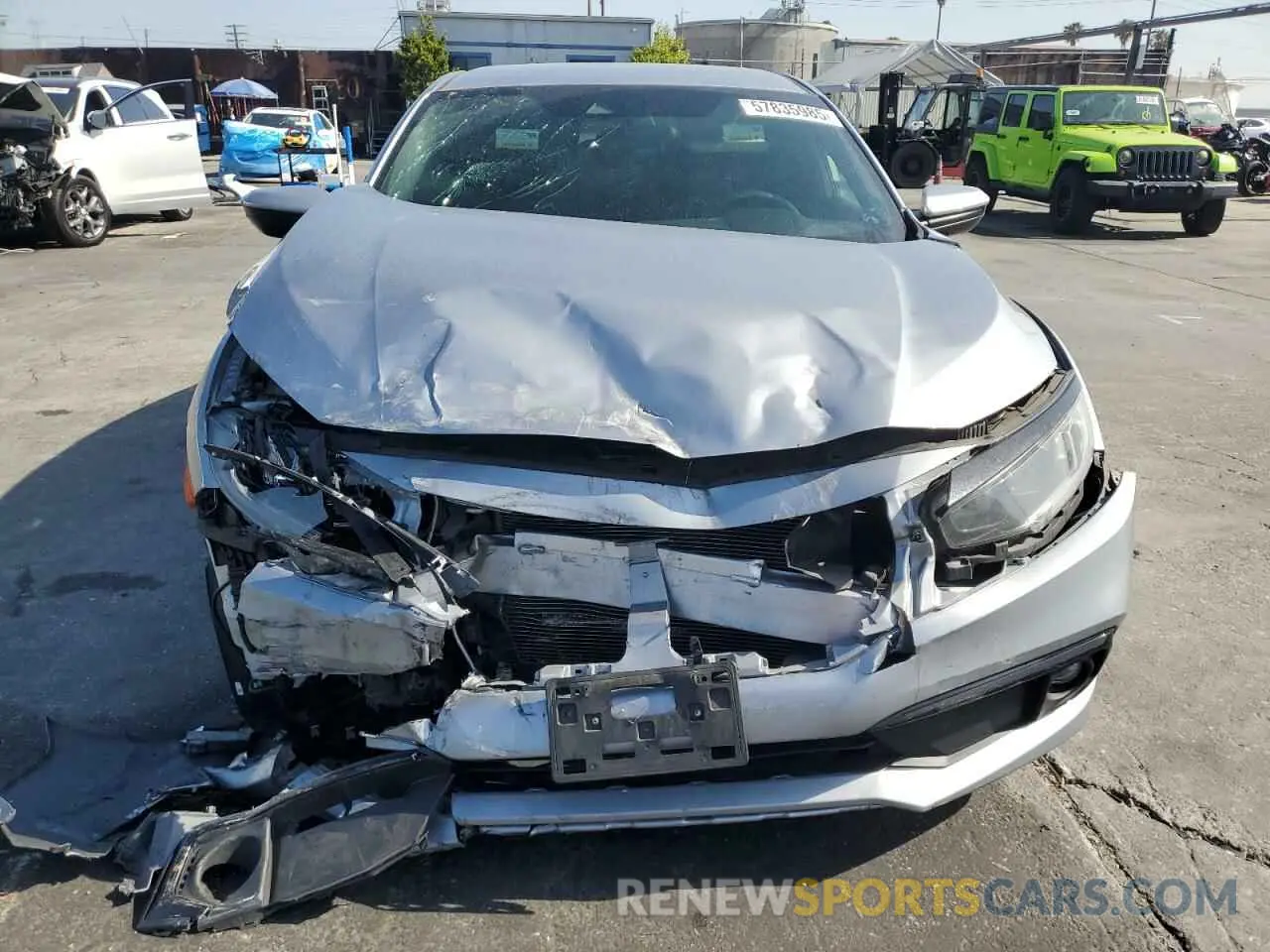 5 Photograph of a damaged car 2HGFC2F80LH541707 HONDA CIVIC 2020