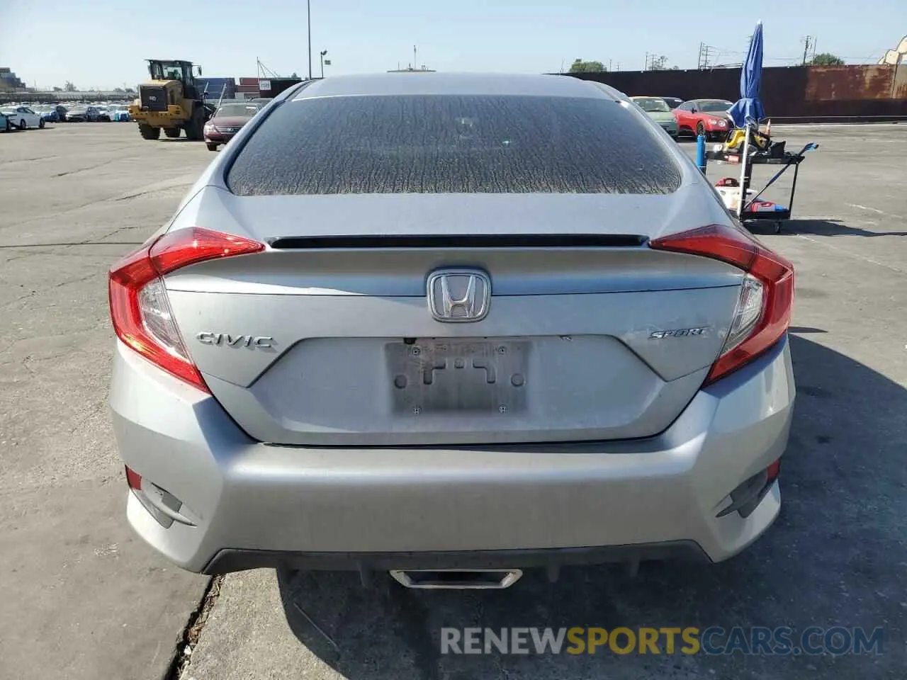 6 Photograph of a damaged car 2HGFC2F80LH541707 HONDA CIVIC 2020